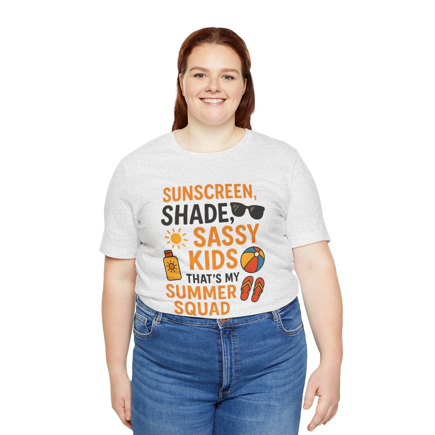 Sassy Summer Squad Tee - Fun Unisex T-Shirt for Family Outings, Beach Days, Summer Parties, Mom Gift, Kids Activity