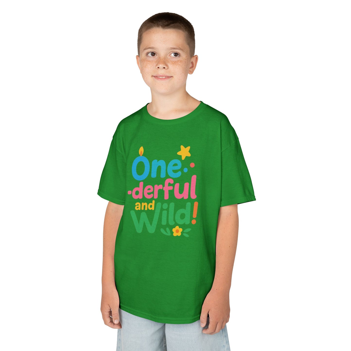 One-derful and Wild Kids Tee, Fun Birthday Gift, Toddler T-Shirt, Playful Cotton Shirt, Colorful Kids Apparel