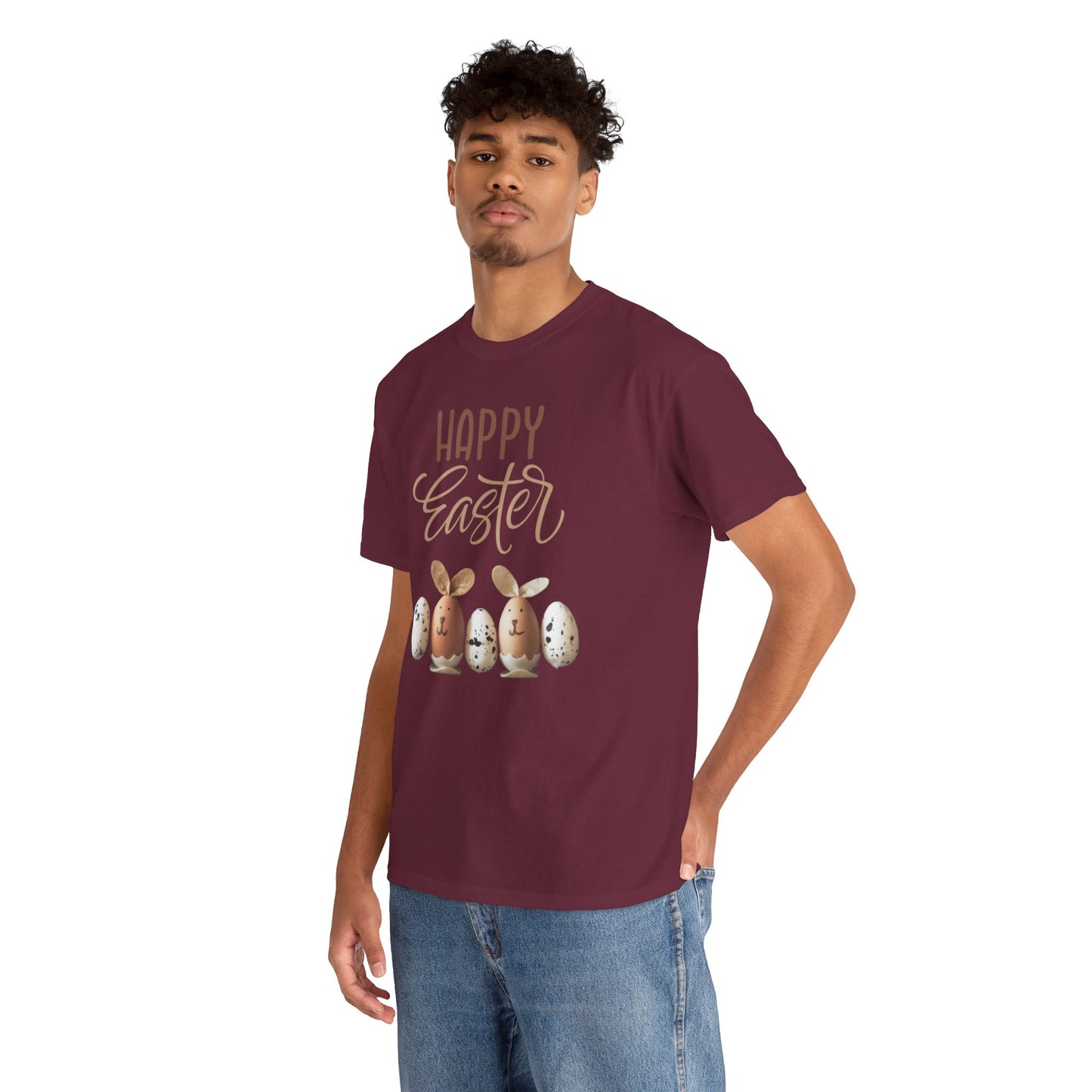 Happy Easter Unisex Heavy Cotton Tee