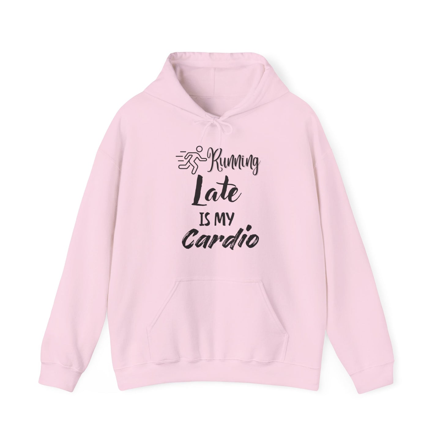 Running Late Is My Cardio Hoodie - Unisex Heavy Blend Sweatshirt