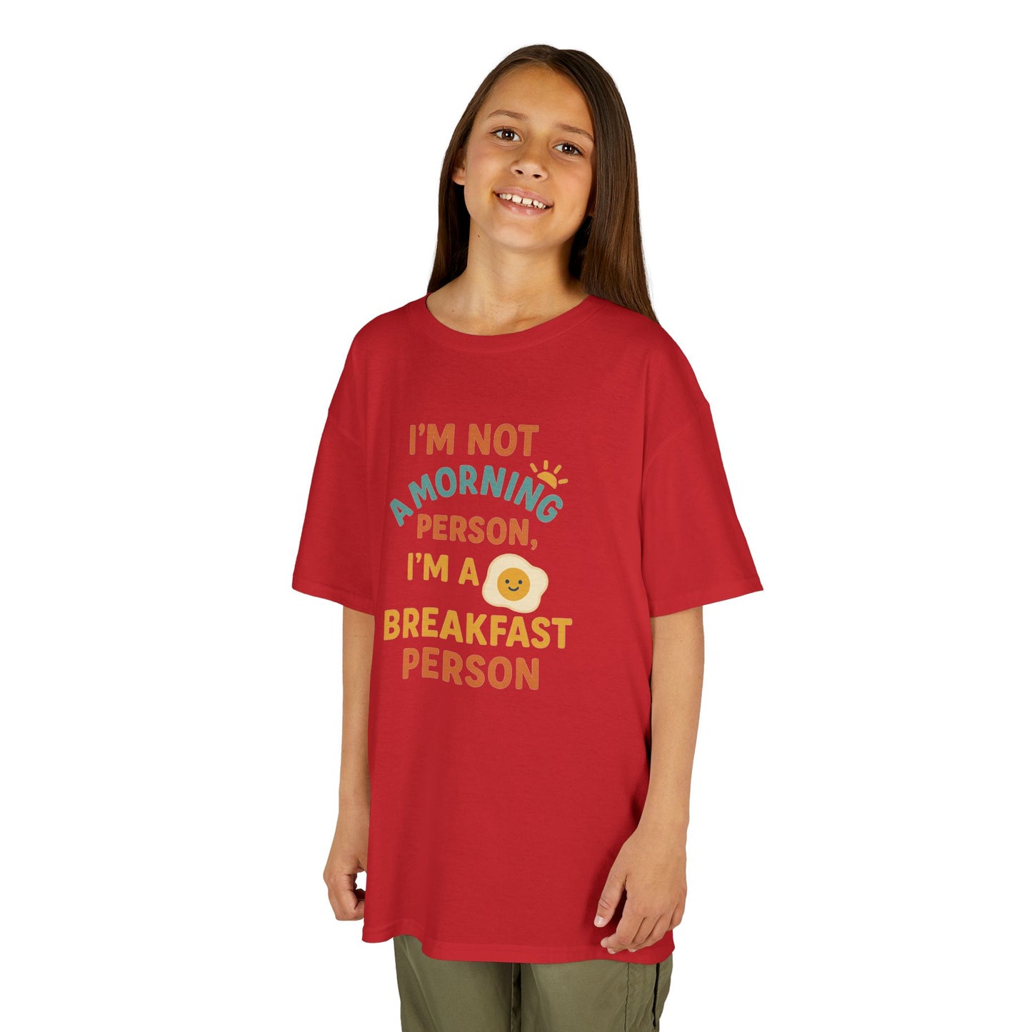 Funny Breakfast Kids Tee for Little Food Lovers, Kid's Cotton Shirt, Morning Humor Tee, Gift for Foodie Kids, Cute Toddler Outfit