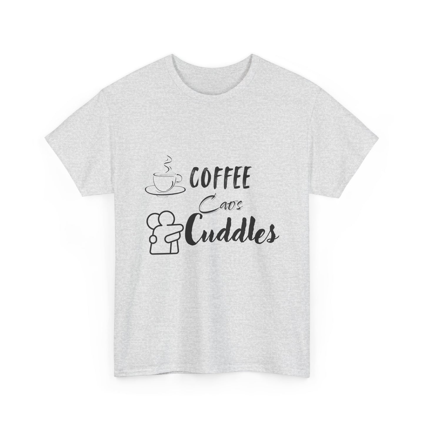 Coffee Cuddles Unisex Heavy Cotton Tee- Men