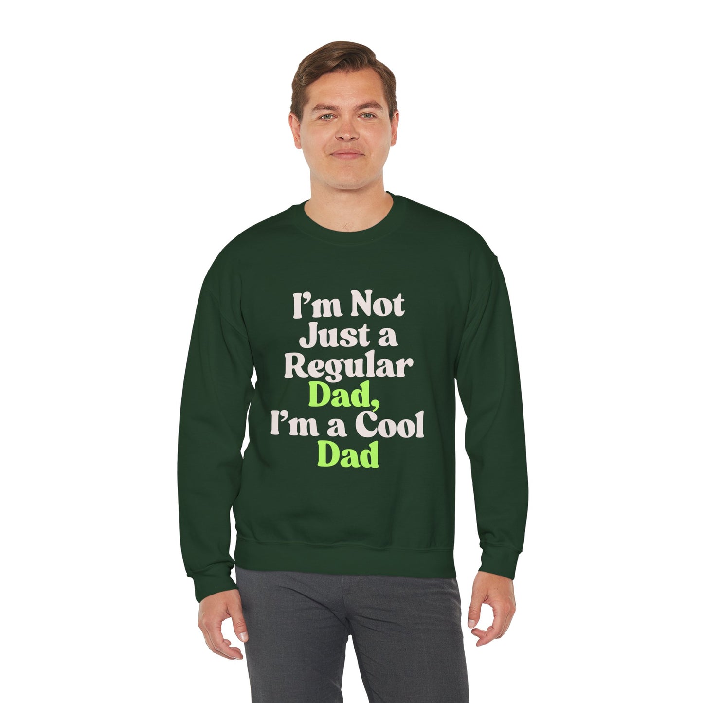 Cool Dad Crewneck Sweatshirt | Unisex Gift for Father's Day, Dad's Birthday, Casual Wear, Funny Gifts for Dads, Relaxed Fit