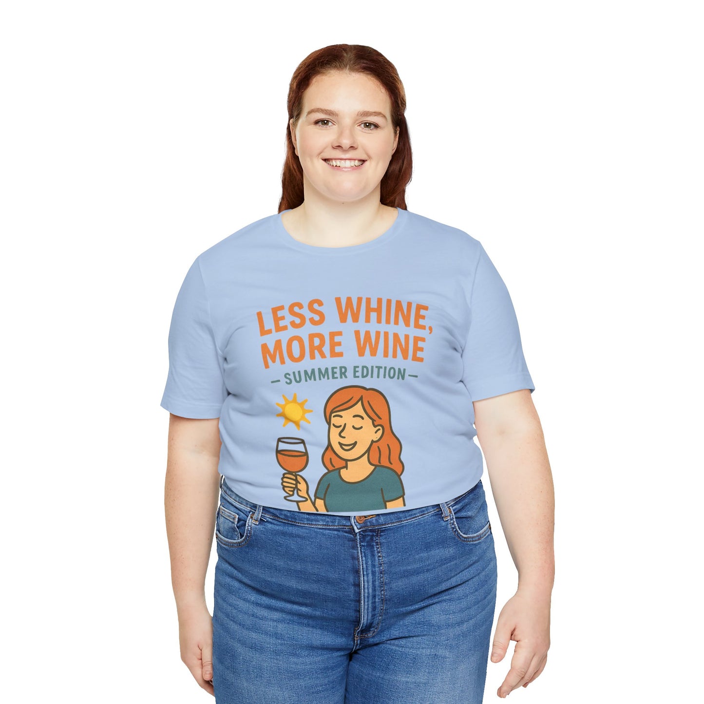 Less Whine, More Wine Tee | Fun Unisex Summer Shirt, Vintage Wine Lover Gift, Relaxed Fit Graphic Tee, Casual Wear, Party Outfit