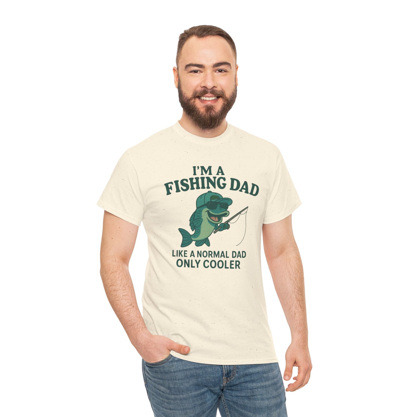 Fishing Dad Humor Tee - Perfect Gift for Father's Day, Fishing Enthusiasts, Casual Wear, Family Gatherings, Summer Fun