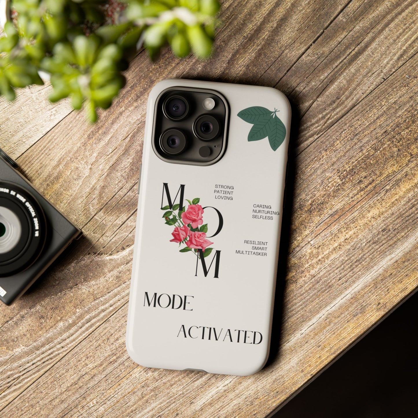 Personalized Phone Case for Moms | Mode Activated | Gift for Mother's Day, Birthday, Resilient, Loving, Durable