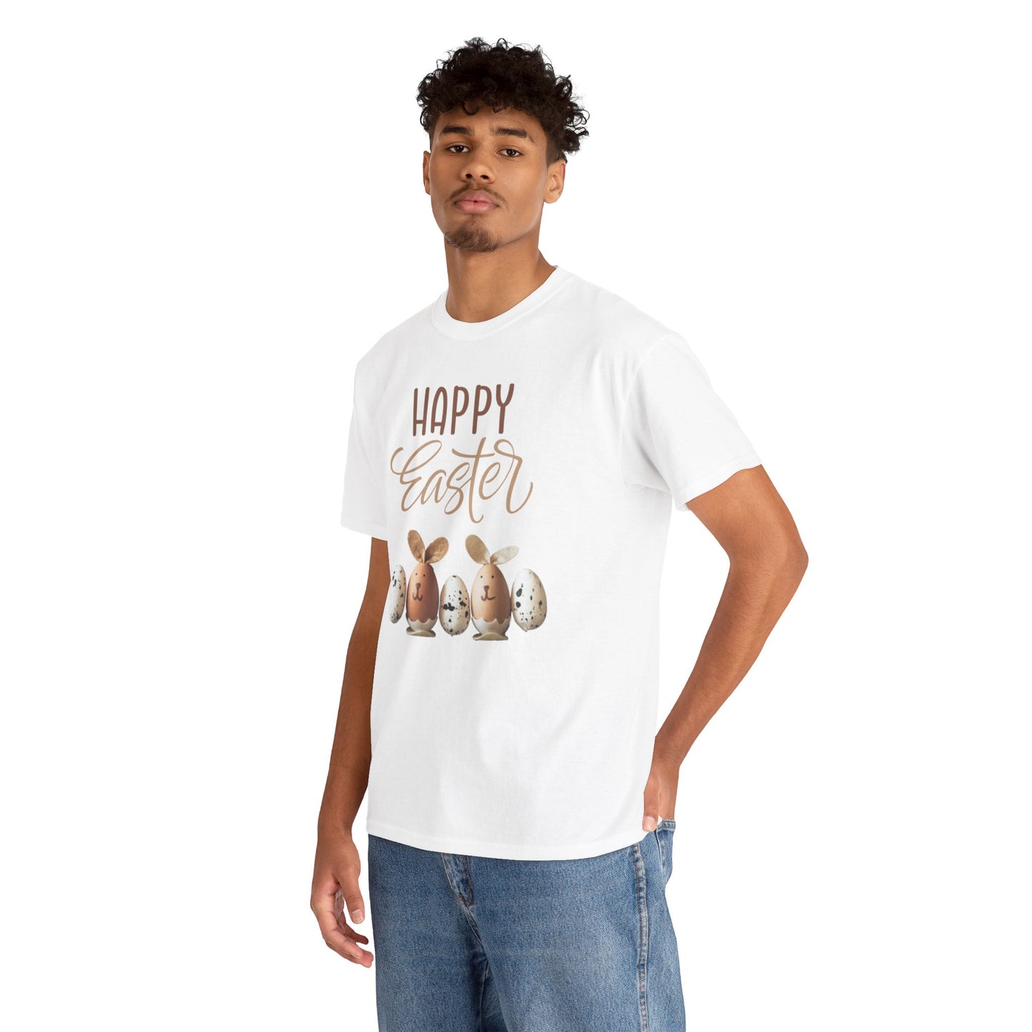 Happy Easter Unisex Heavy Cotton Tee