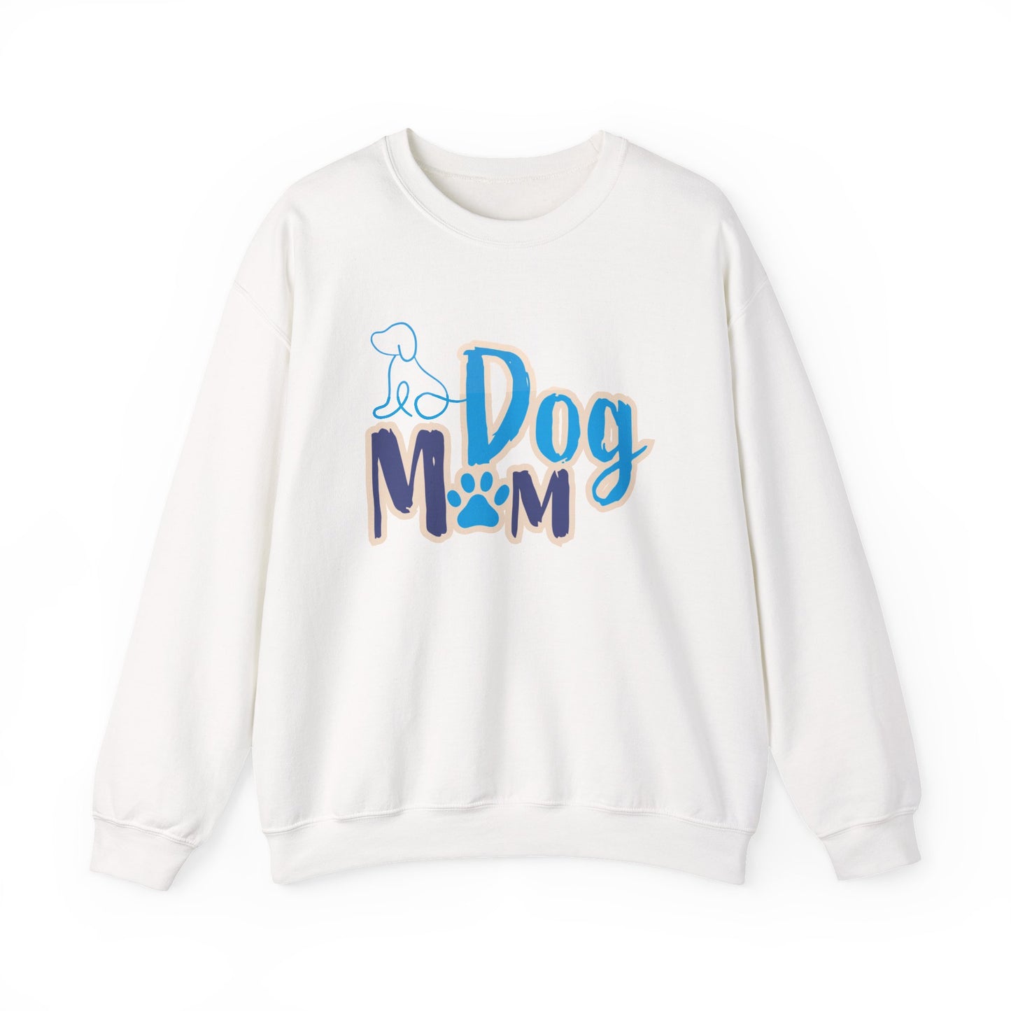Dog Mom Sweatshirt, Unisex Dog Lover Crewneck, Pet Owner Gift, Cozy Casual Wear, Birthday & Holiday Gift for Dog Lovers