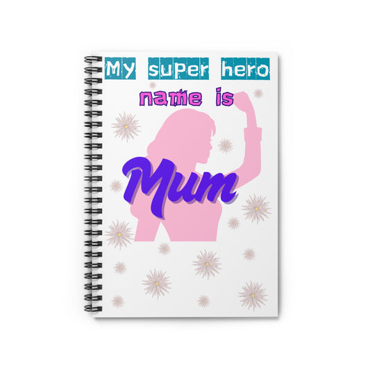 Personalized Mum Spiral Notebook - Perfect Gift for Mother's Day