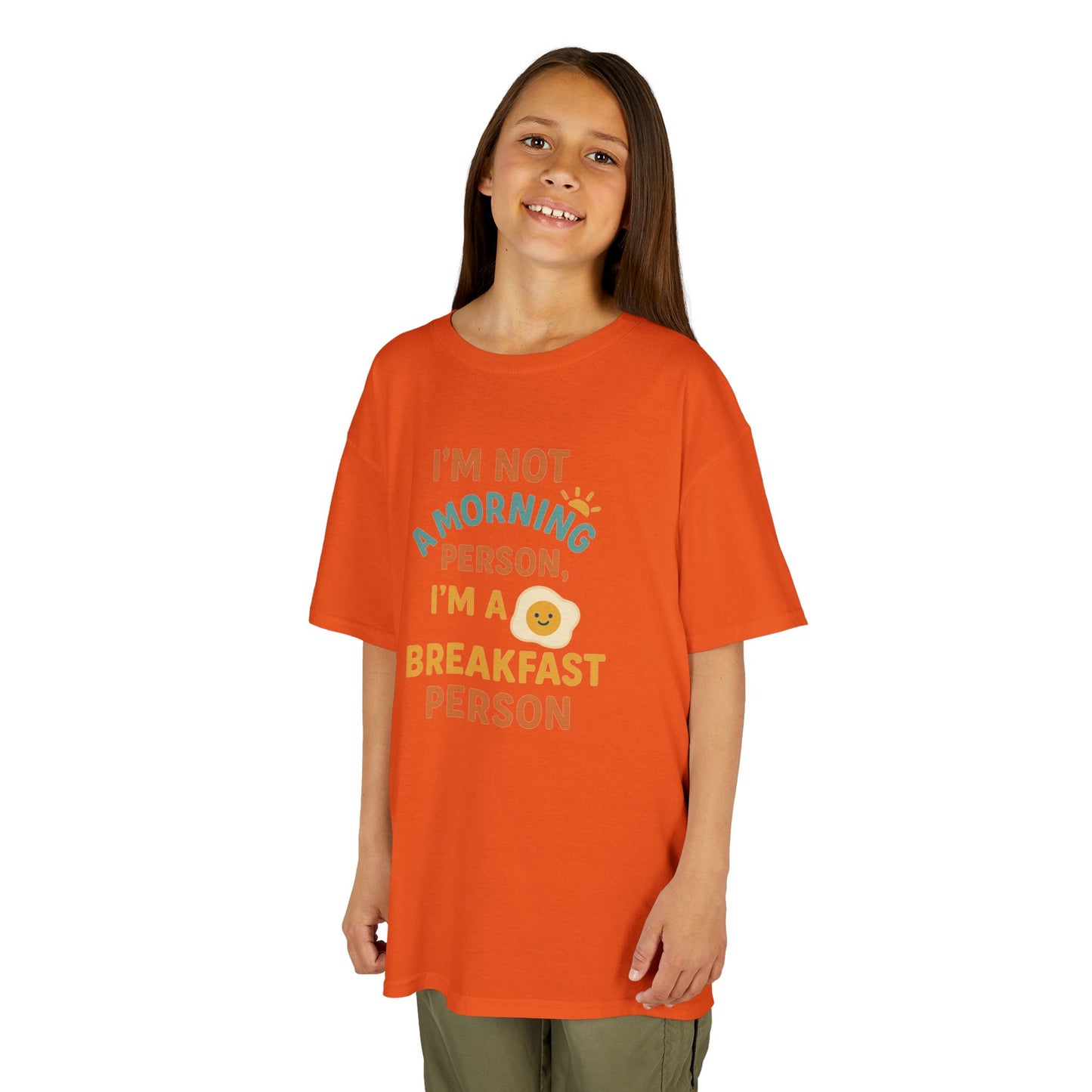 Funny Breakfast Kids Tee for Little Food Lovers, Kid's Cotton Shirt, Morning Humor Tee, Gift for Foodie Kids, Cute Toddler Outfit