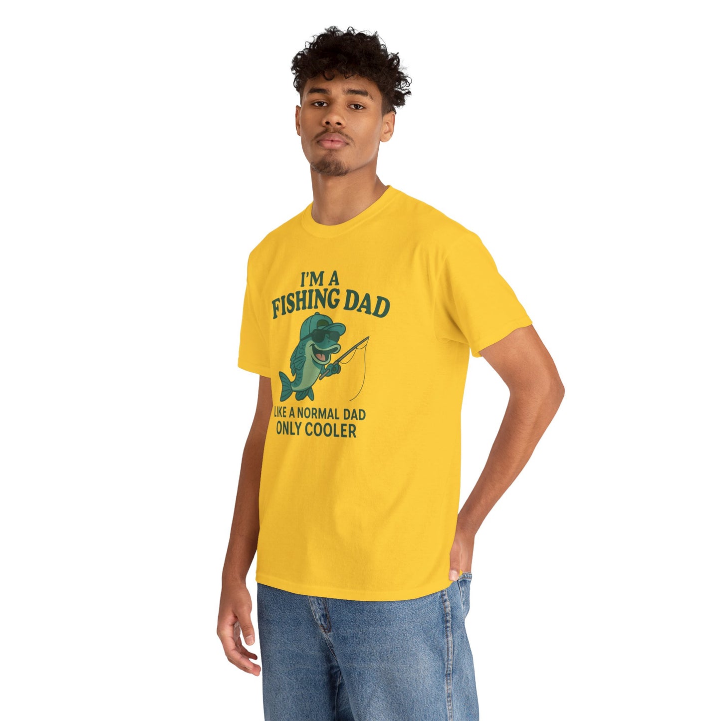 Fishing Dad Humor Tee - Perfect Gift for Father's Day, Fishing Enthusiasts, Casual Wear, Family Gatherings, Summer Fun