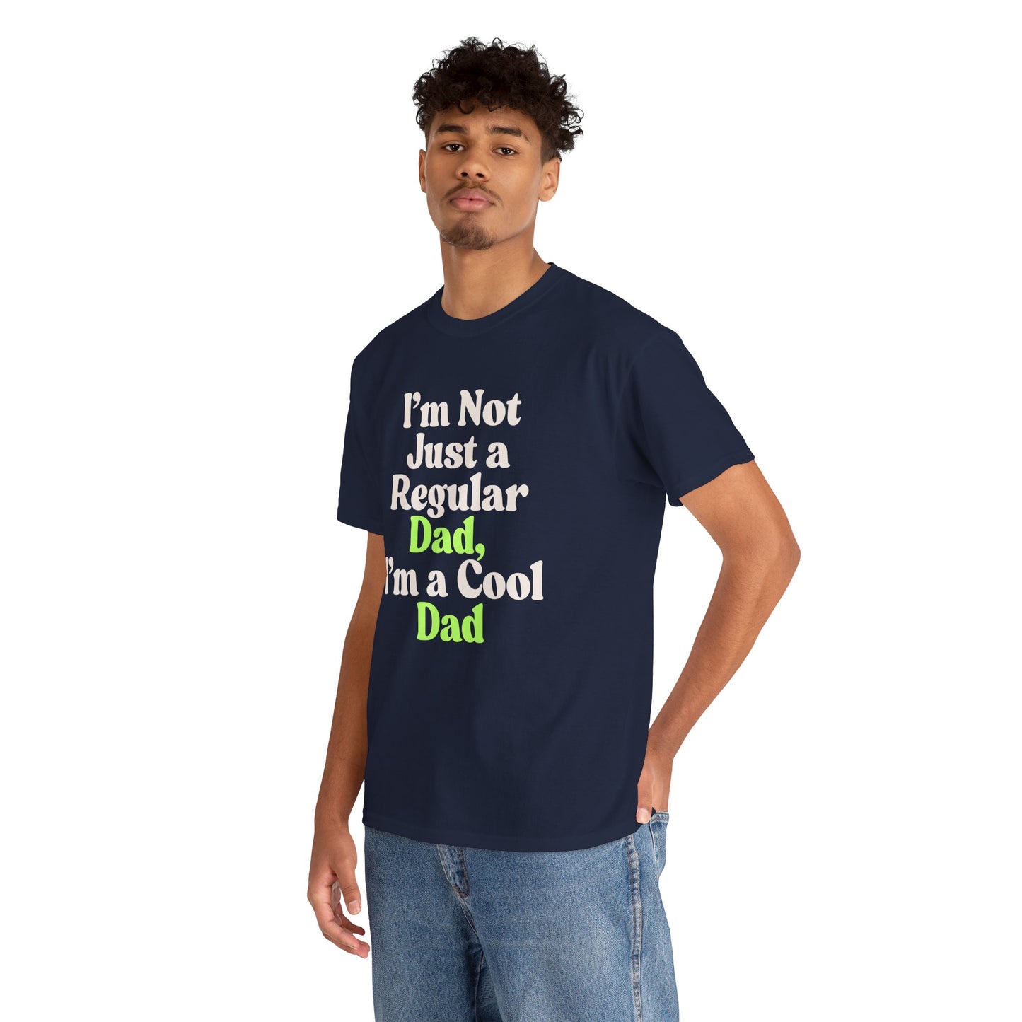 Cool Dad Unisex Heavy Cotton Tee | Funny Dad T-Shirt, Father's Day Gift, Casual Wear, Family Gathering, Gift for Him