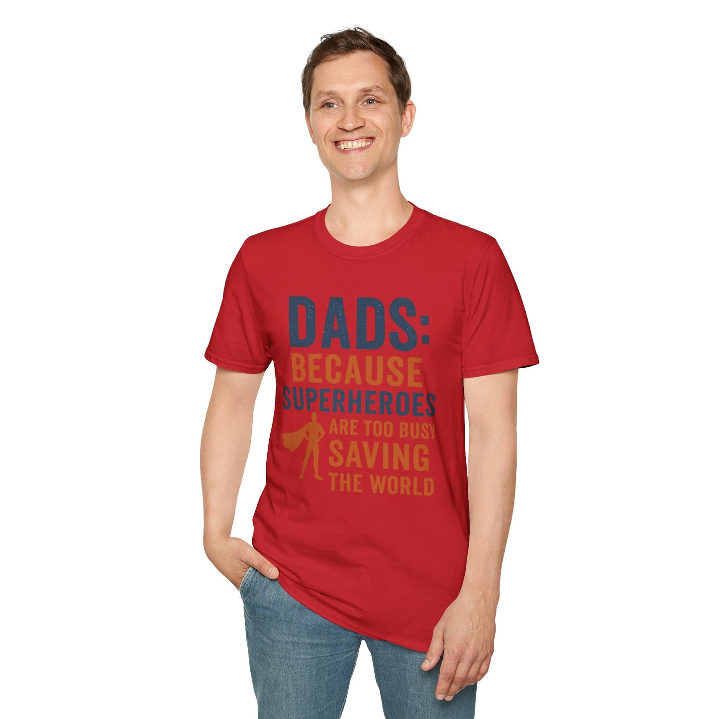 Dad Superhero T-Shirt, Funny Gift for Fathers Day, Unisex Tee, Birthday Gift for Dad, Family Reunion T-Shirt, Dad Humor Shirt
