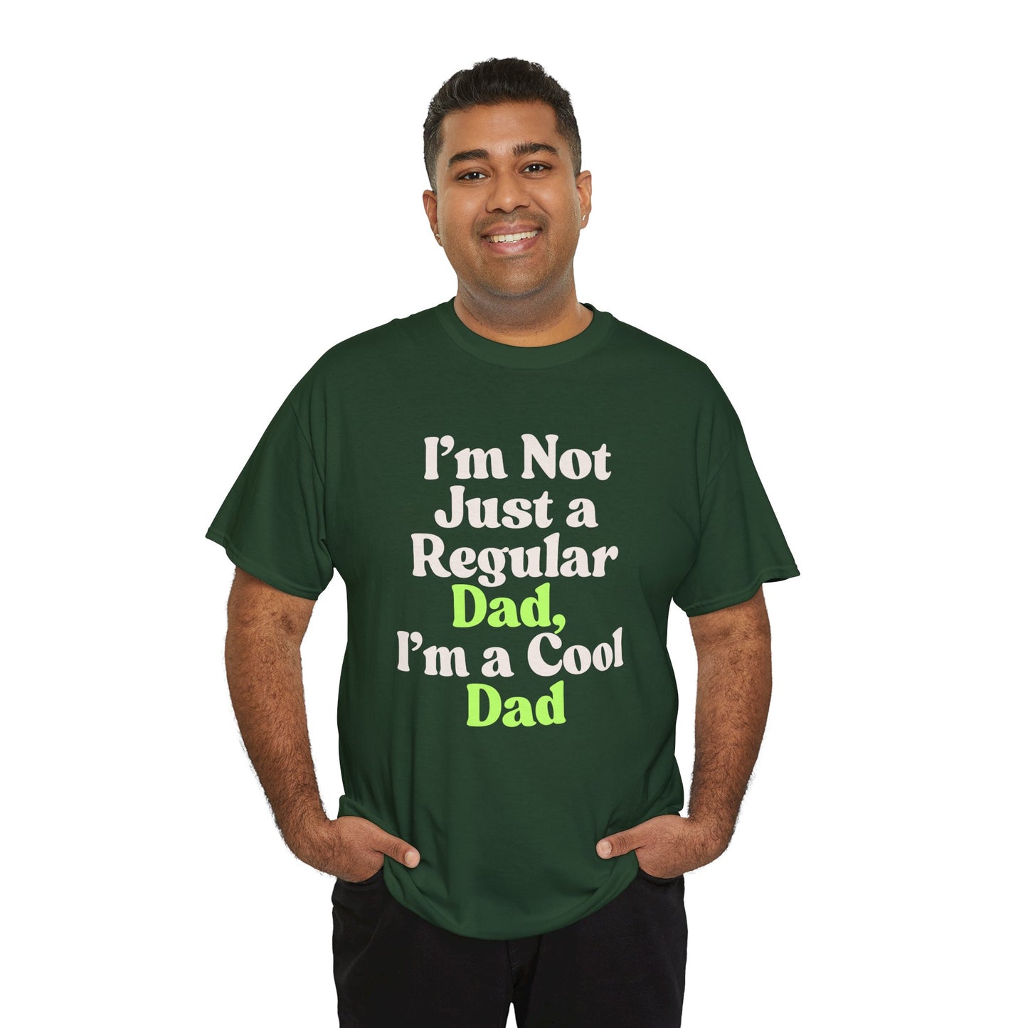 Cool Dad Unisex Heavy Cotton Tee | Funny Dad T-Shirt, Father's Day Gift, Casual Wear, Family Gathering, Gift for Him