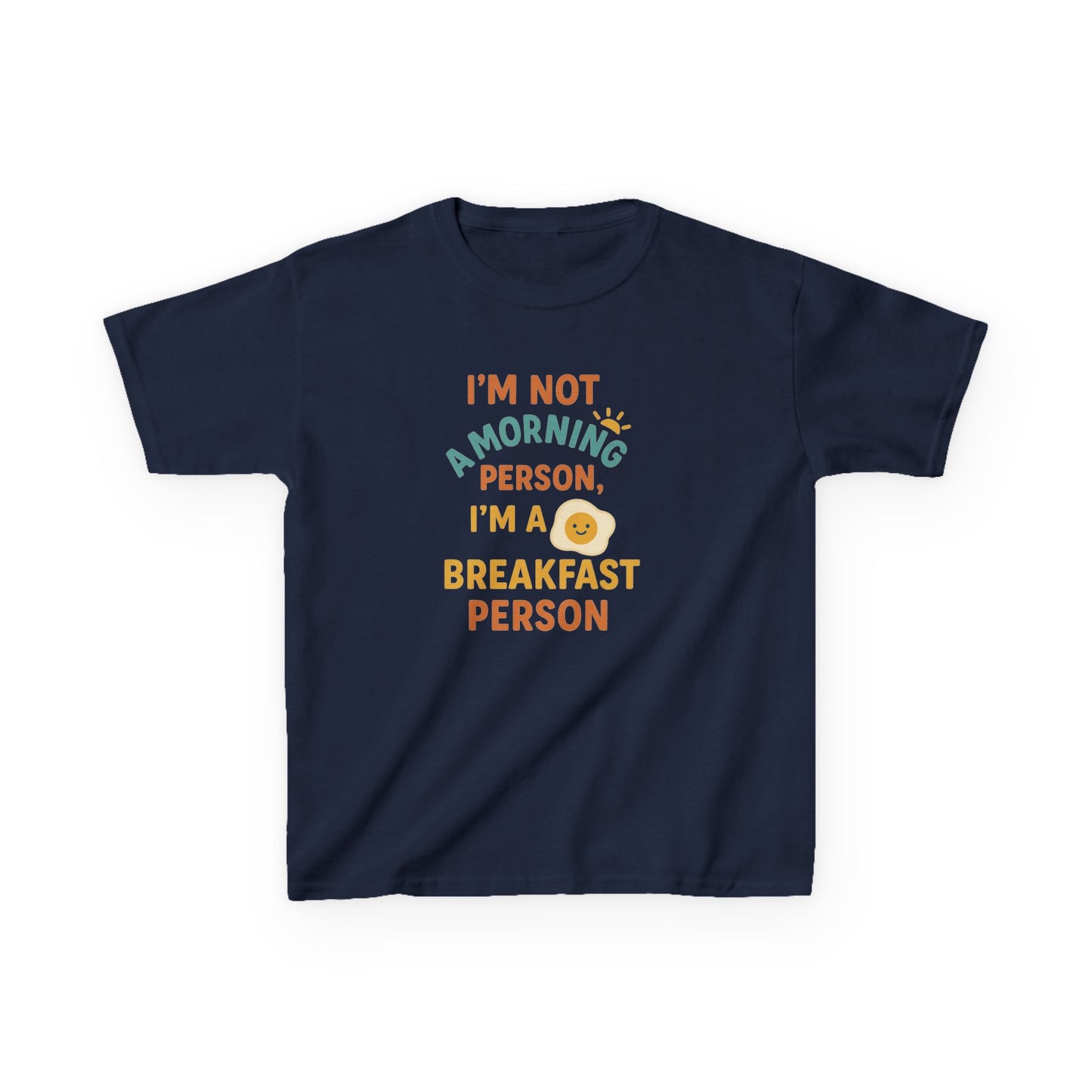 Funny Breakfast Kids Tee for Little Food Lovers, Kid's Cotton Shirt, Morning Humor Tee, Gift for Foodie Kids, Cute Toddler Outfit