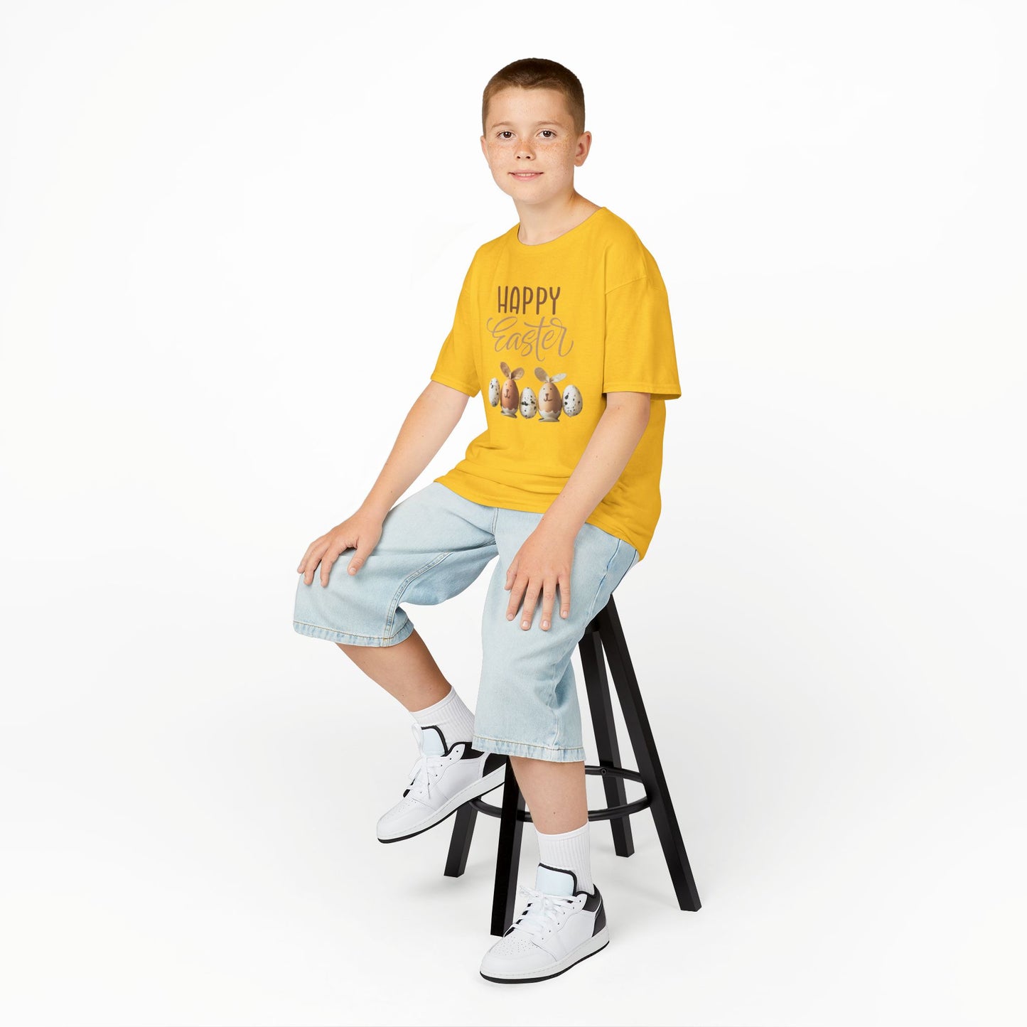 Happy Easter Kids Heavy Cotton Tee