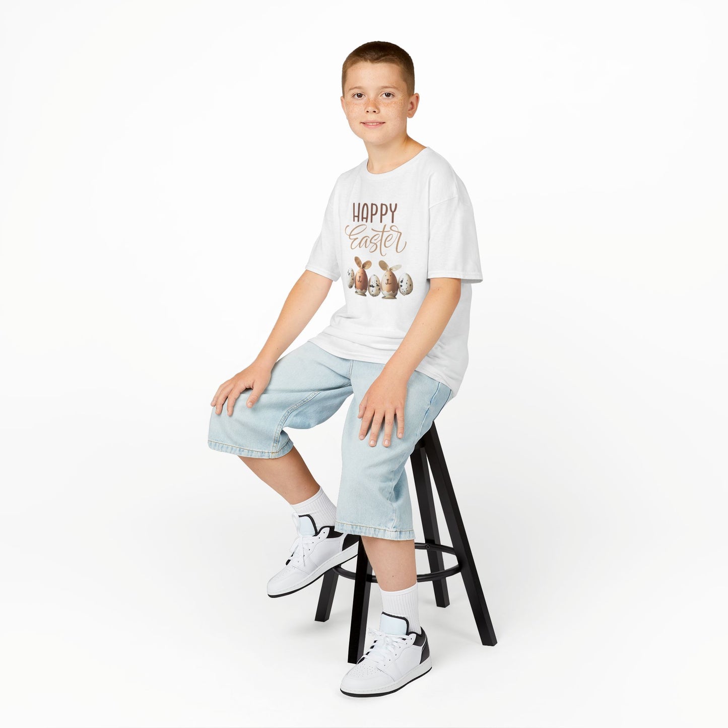 Happy Easter Kids Heavy Cotton Tee