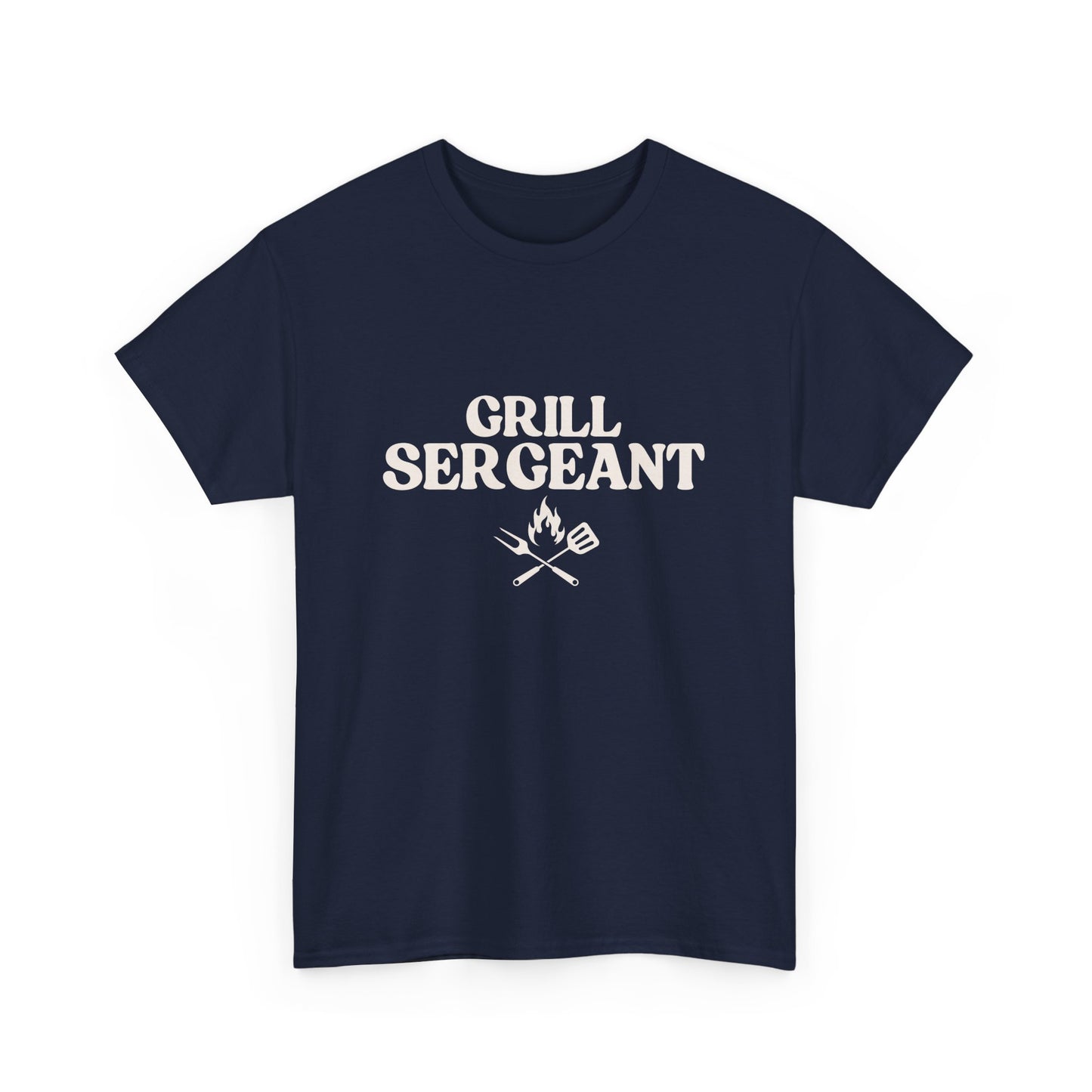 Unisex Cotton Tee - Grill Sergeant, Funny BBQ Shirt, Father's Day Gift, Cookout Apparel, Summer Party Wear, Casual T-Shirt