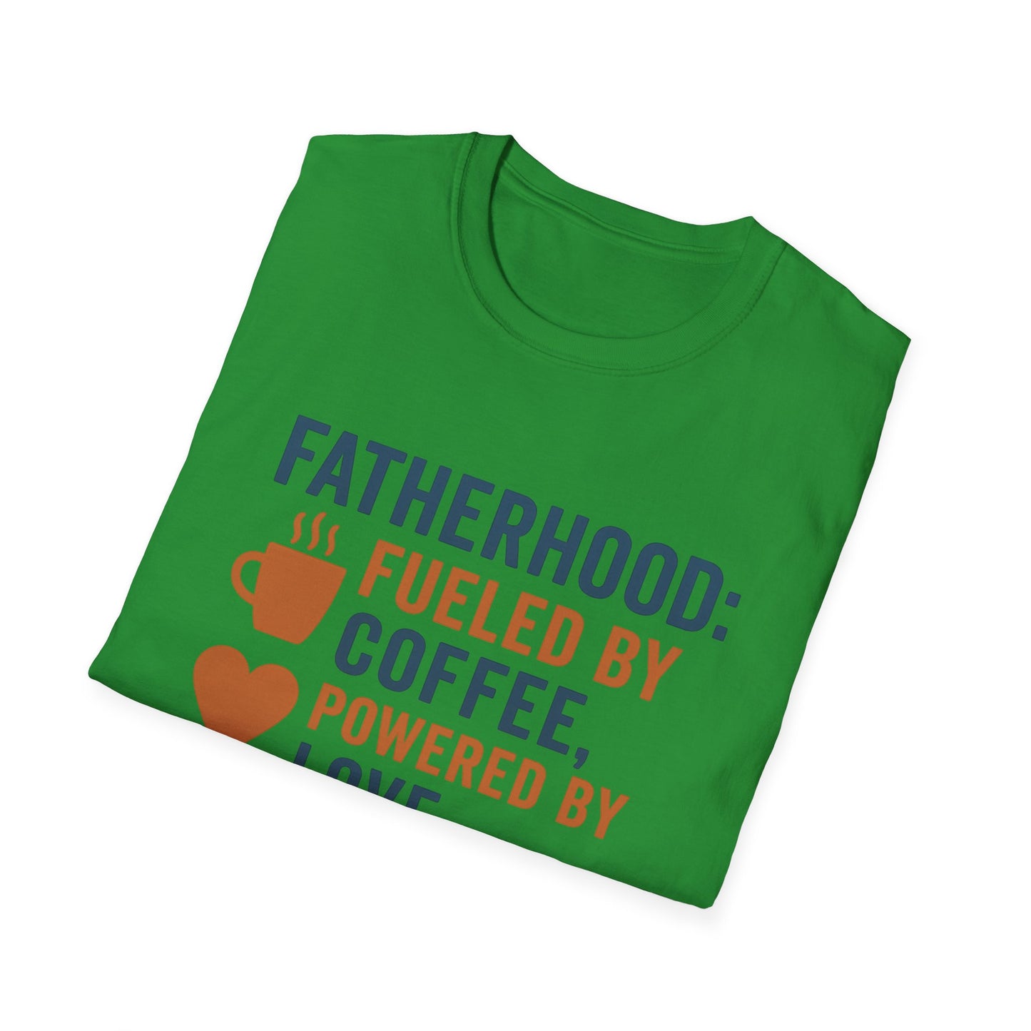 Fatherhood Coffee T-Shirt, Dad Shirt, Gift for Fathers, Unique Father's Day Tee, Casual Love Quote Tee