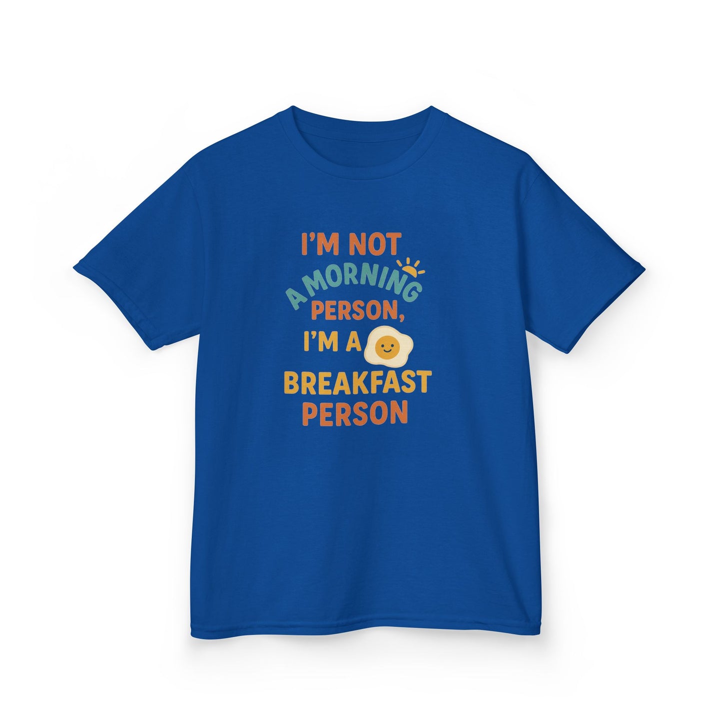 Funny Breakfast Kids Tee for Little Food Lovers, Kid's Cotton Shirt, Morning Humor Tee, Gift for Foodie Kids, Cute Toddler Outfit