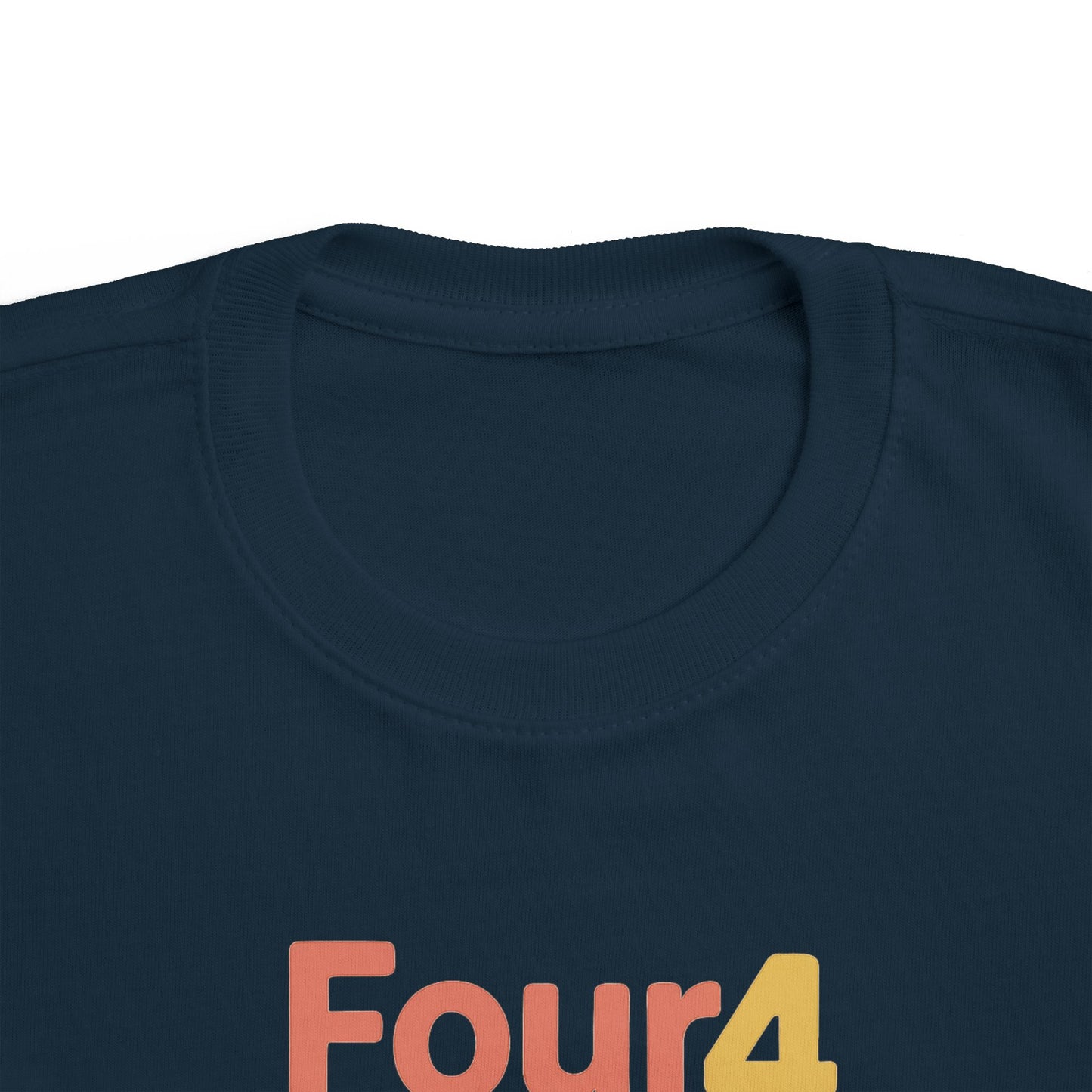 Fearless Toddler Tee - Four & Fearless Kids Shirt, Cute Kids Outfit, Birthday Gift, Toddler Clothes, Playful Party Wear