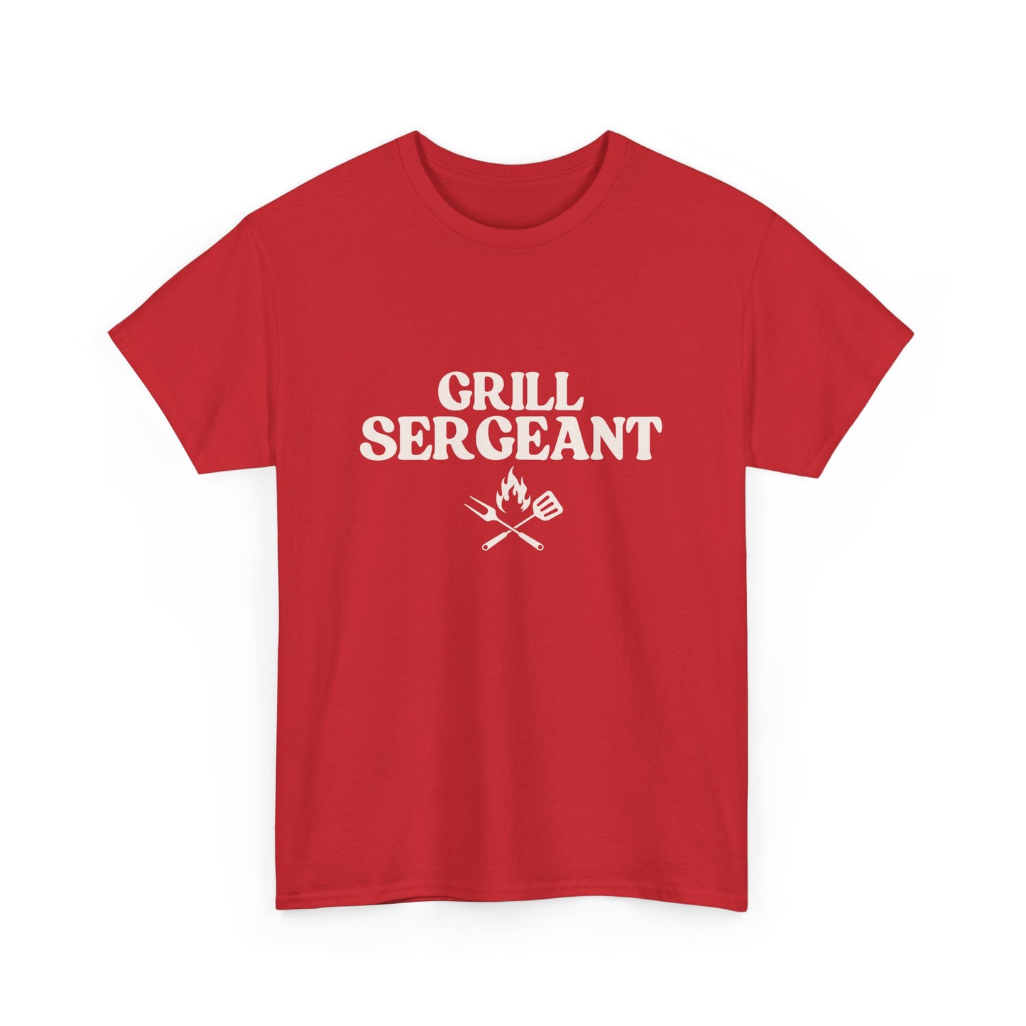 Unisex Cotton Tee - Grill Sergeant, Funny BBQ Shirt, Father's Day Gift, Cookout Apparel, Summer Party Wear, Casual T-Shirt