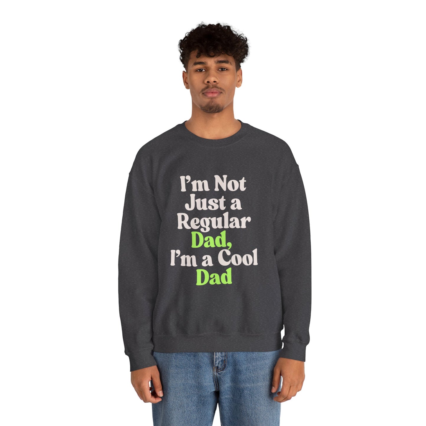 Cool Dad Crewneck Sweatshirt | Unisex Gift for Father's Day, Dad's Birthday, Casual Wear, Funny Gifts for Dads, Relaxed Fit