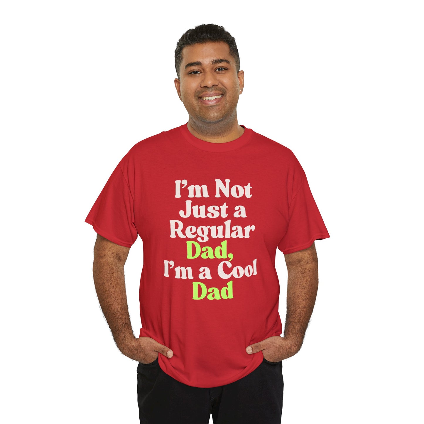 Cool Dad Unisex Heavy Cotton Tee | Funny Dad T-Shirt, Father's Day Gift, Casual Wear, Family Gathering, Gift for Him