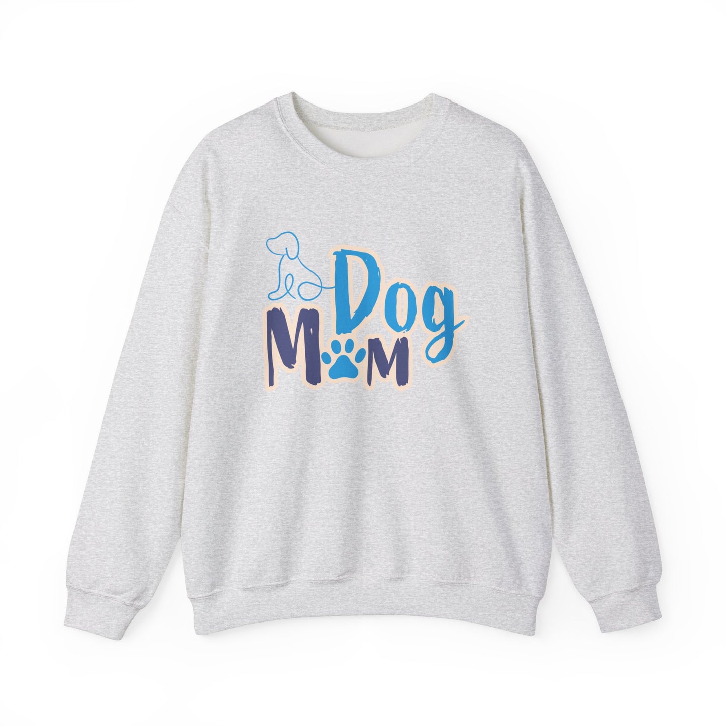Dog Mom Sweatshirt, Unisex Dog Lover Crewneck, Pet Owner Gift, Cozy Casual Wear, Birthday & Holiday Gift for Dog Lovers