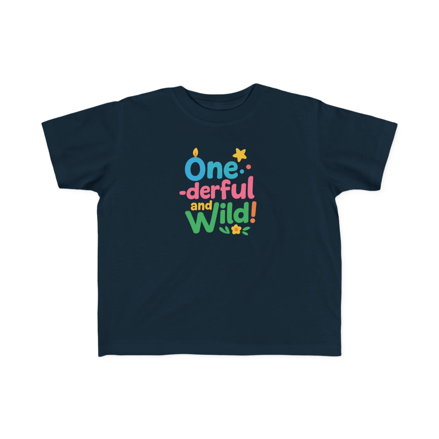 One-derful Wild Toddler Tee | Cute Kids T-Shirt for Birthday, Playdates, Gifts, Everyday Wear, Colorful Fun