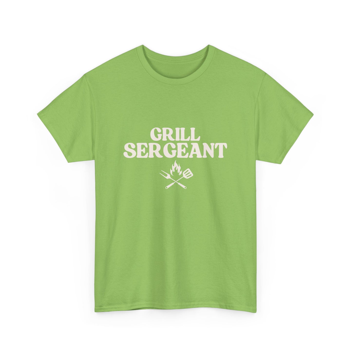 Unisex Cotton Tee - Grill Sergeant, Funny BBQ Shirt, Father's Day Gift, Cookout Apparel, Summer Party Wear, Casual T-Shirt