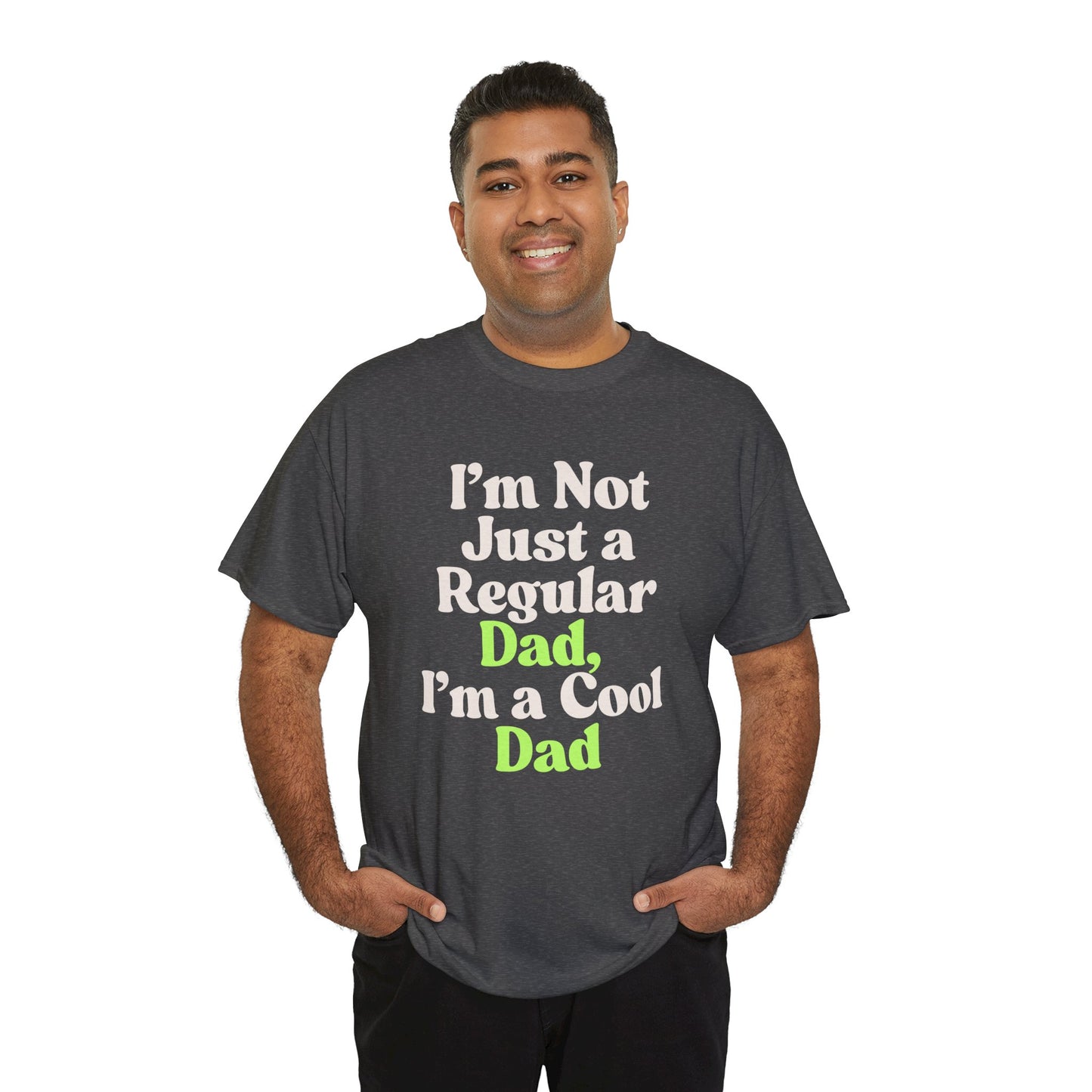 Cool Dad Unisex Heavy Cotton Tee | Funny Dad T-Shirt, Father's Day Gift, Casual Wear, Family Gathering, Gift for Him