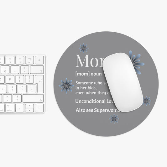 Elegant Mom Mouse Pad, Unique Gift for Mom, Home Office Decor, Thoughtful Mother's Day Gift, Inspirational Desk Accessory