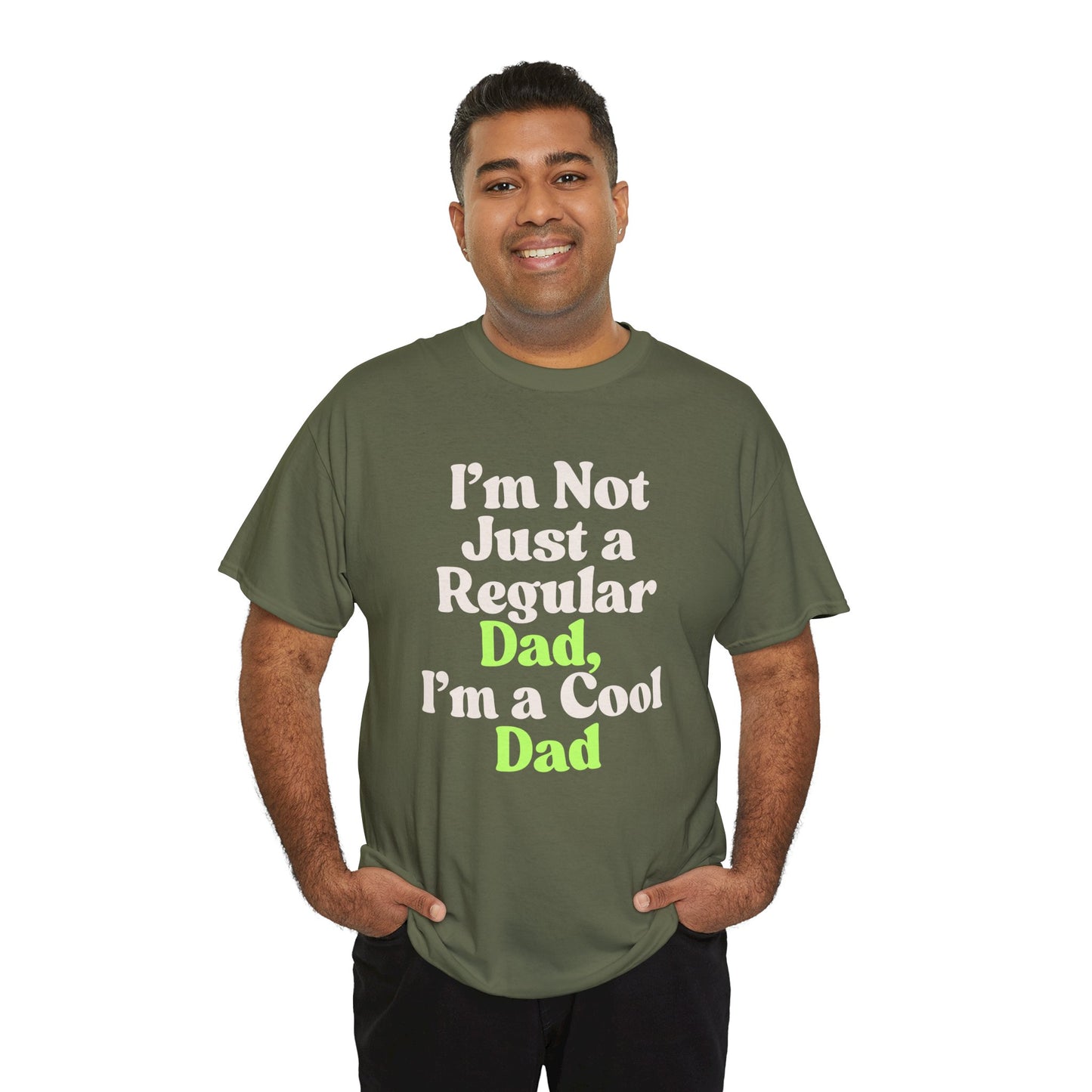 Cool Dad Unisex Heavy Cotton Tee | Funny Dad T-Shirt, Father's Day Gift, Casual Wear, Family Gathering, Gift for Him