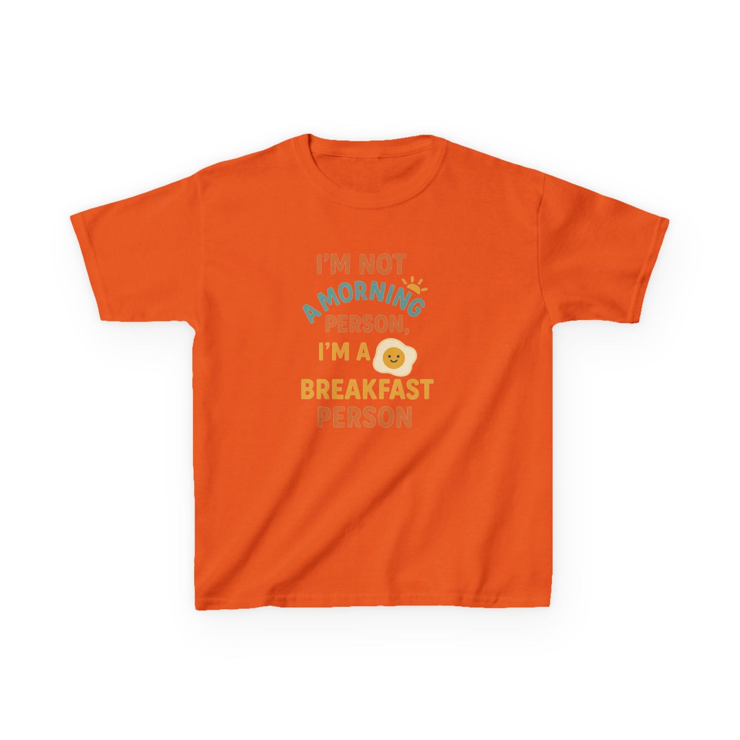 Funny Breakfast Kids Tee for Little Food Lovers, Kid's Cotton Shirt, Morning Humor Tee, Gift for Foodie Kids, Cute Toddler Outfit