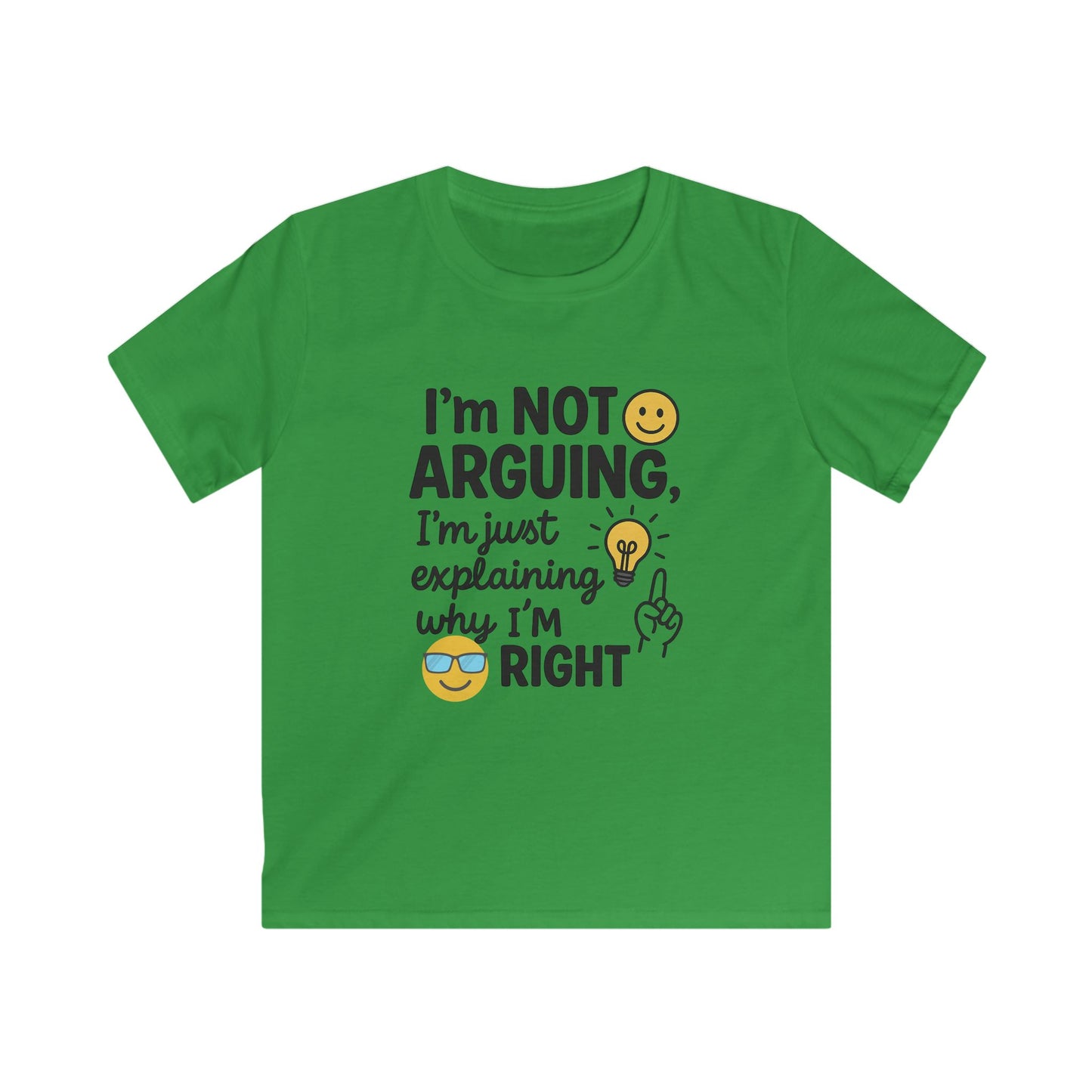 Kids Humor Tee - I'm Not Arguing, Just Explaining | Funny Kids Shirt, Gift for Birthdays, Family Events, Casual Wear