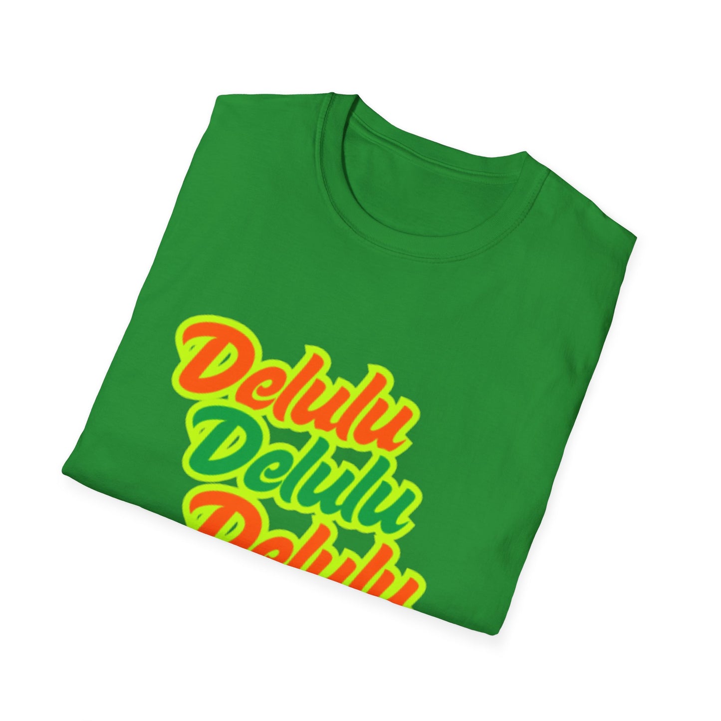 Colorful 'Delulu' Unisex Softstyle T-Shirt - Fun & Casual Fashion