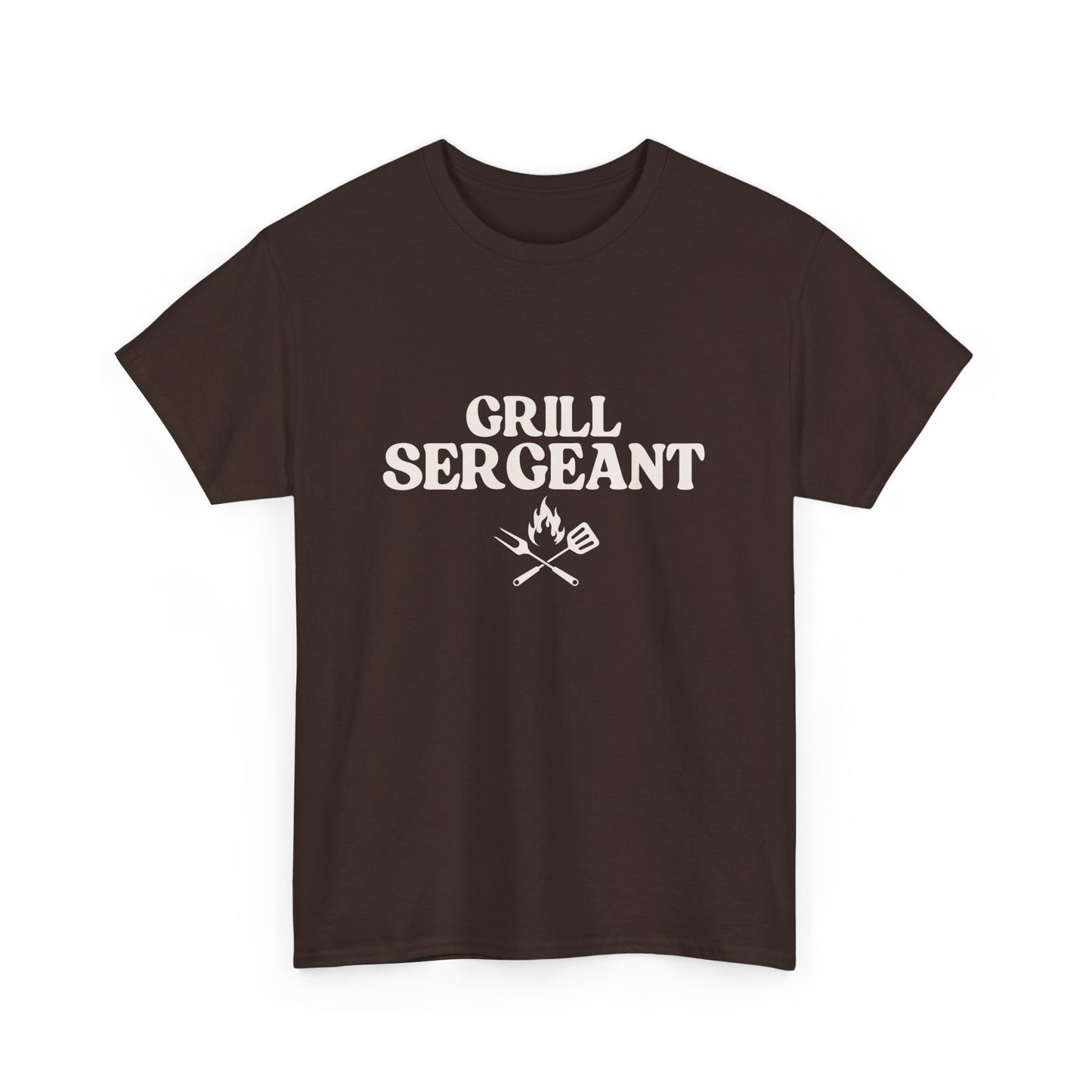 Unisex Cotton Tee - Grill Sergeant, Funny BBQ Shirt, Father's Day Gift, Cookout Apparel, Summer Party Wear, Casual T-Shirt