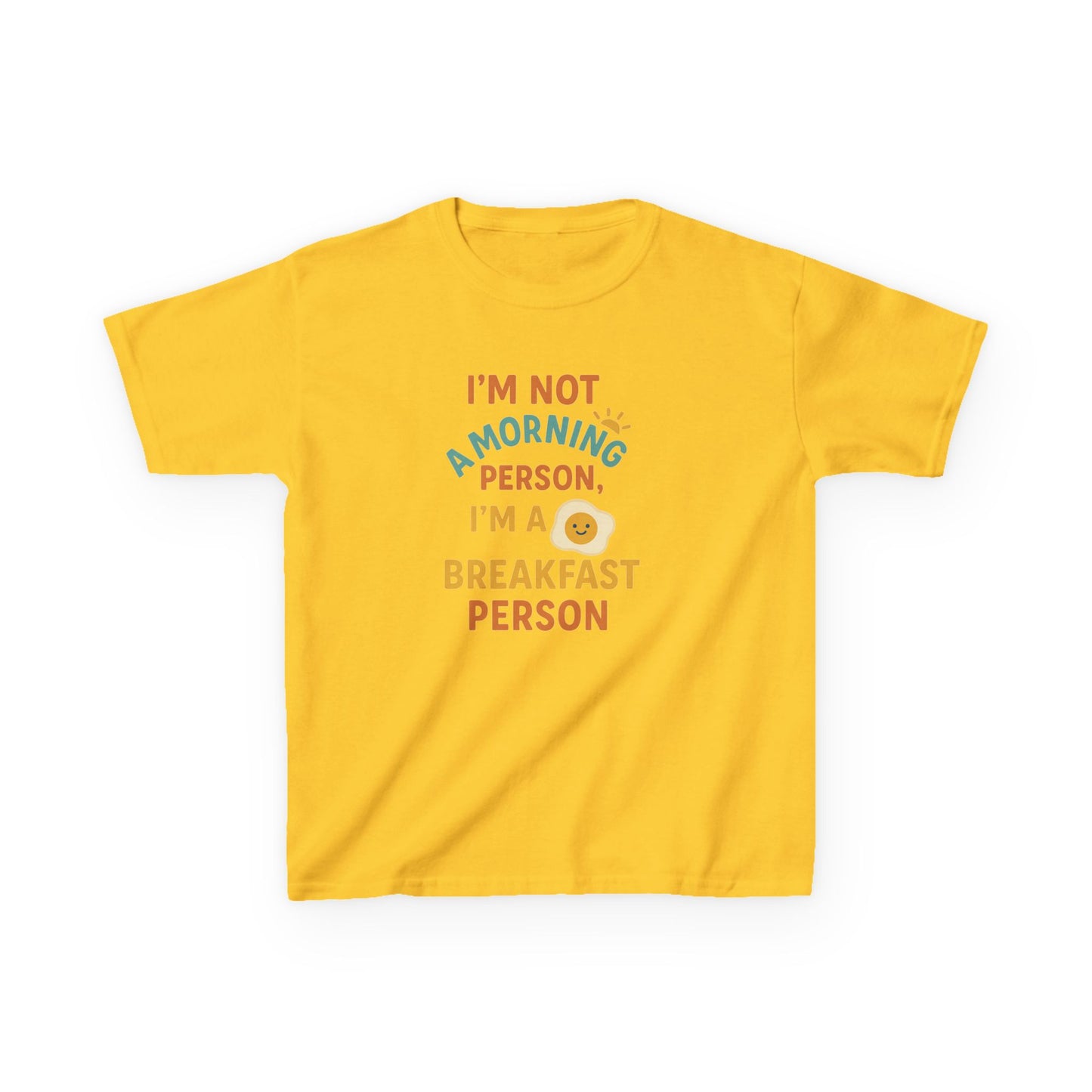 Funny Breakfast Kids Tee for Little Food Lovers, Kid's Cotton Shirt, Morning Humor Tee, Gift for Foodie Kids, Cute Toddler Outfit