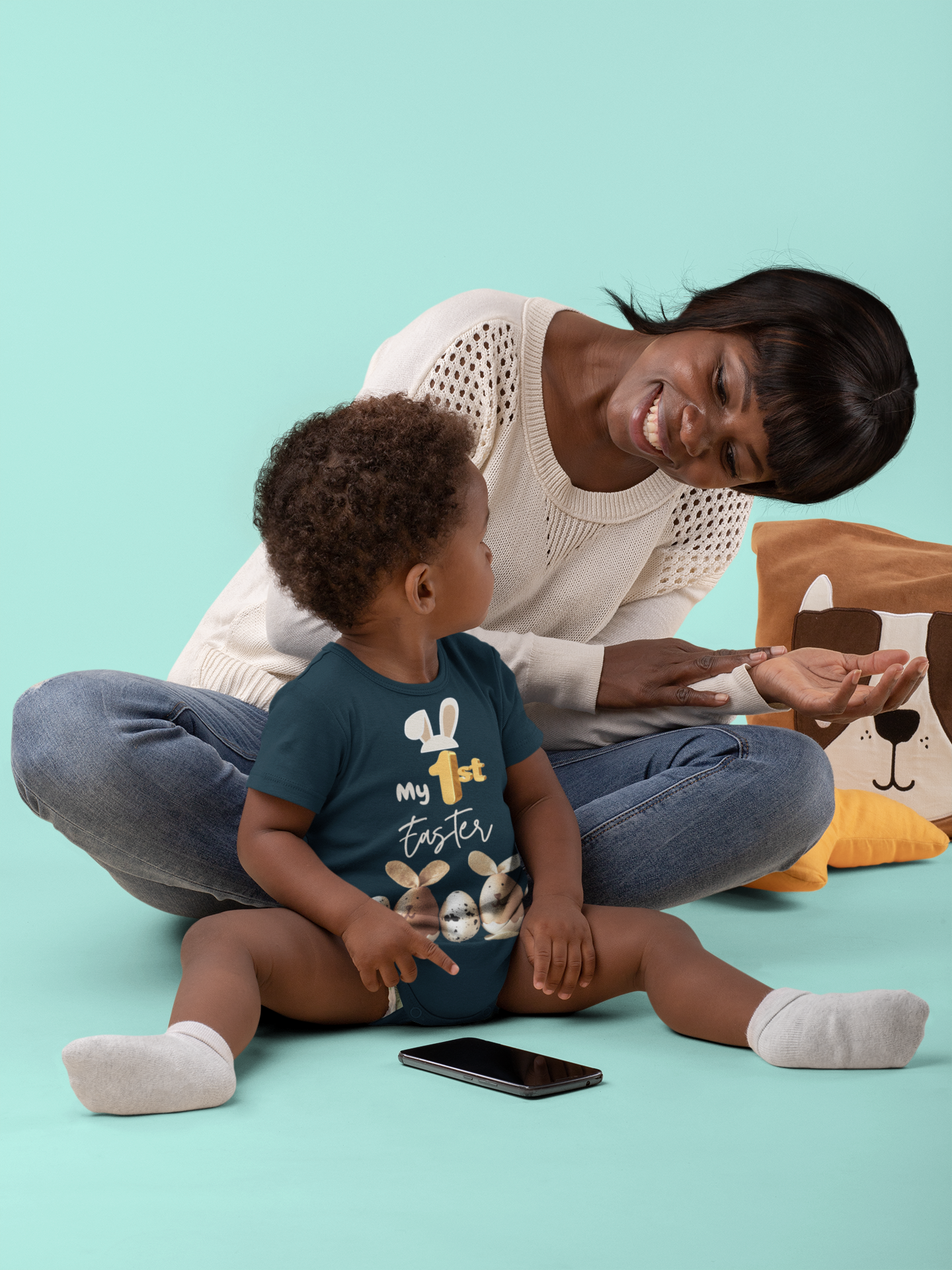 Easter Infant Bodysuit - My 1st Easter Bunny Design