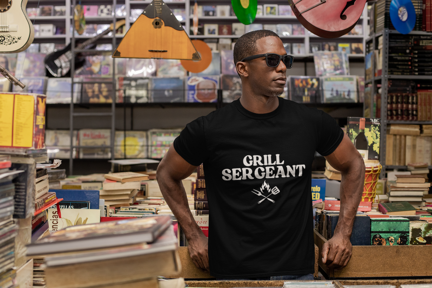 Unisex Cotton Tee - Grill Sergeant, Funny BBQ Shirt, Father's Day Gift, Cookout Apparel, Summer Party Wear, Casual T-Shirt