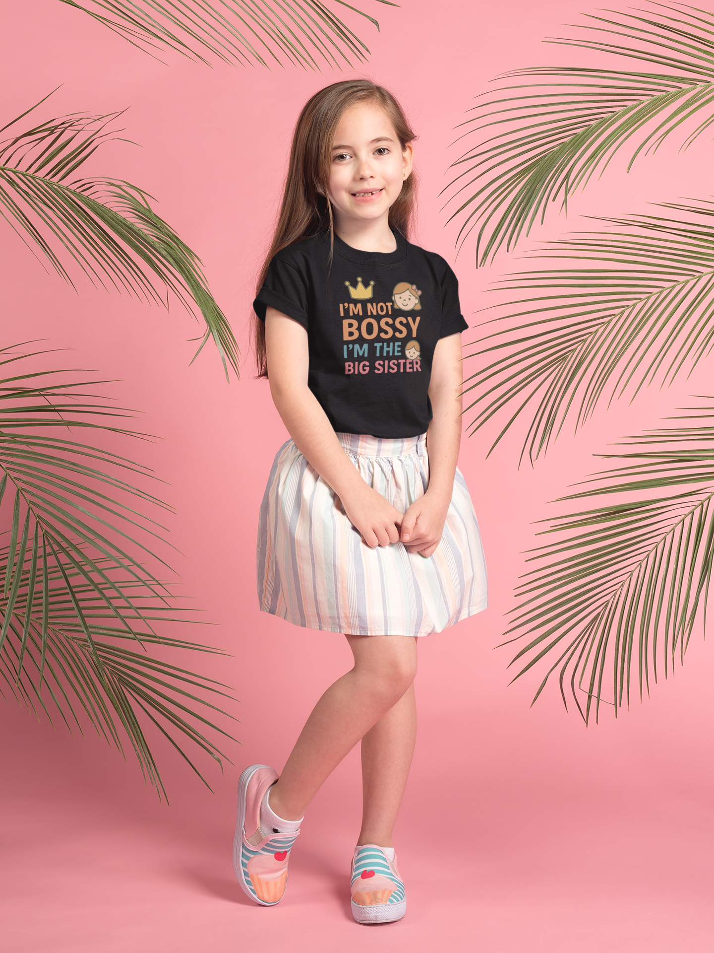 Big Sister Softstyle Tee, Cute Kids Shirt, Sister Gift, Birthday Shirt, Family Love Tee, Toddler Casual Wear