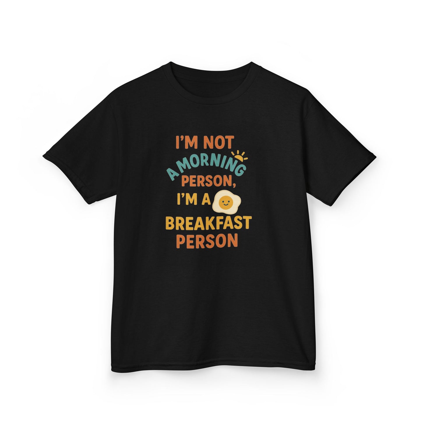 Funny Breakfast Kids Tee for Little Food Lovers, Kid's Cotton Shirt, Morning Humor Tee, Gift for Foodie Kids, Cute Toddler Outfit