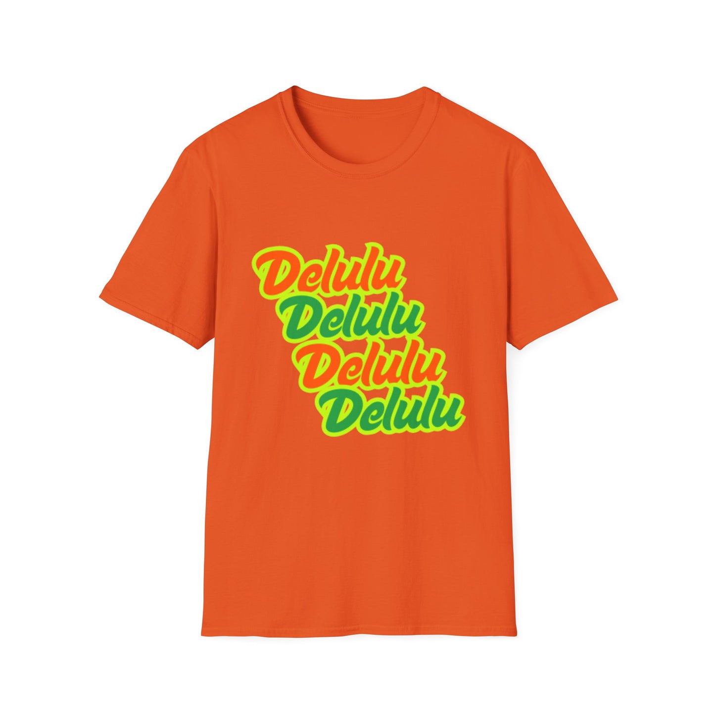 Colorful 'Delulu' Unisex Softstyle T-Shirt - Fun & Casual Fashion