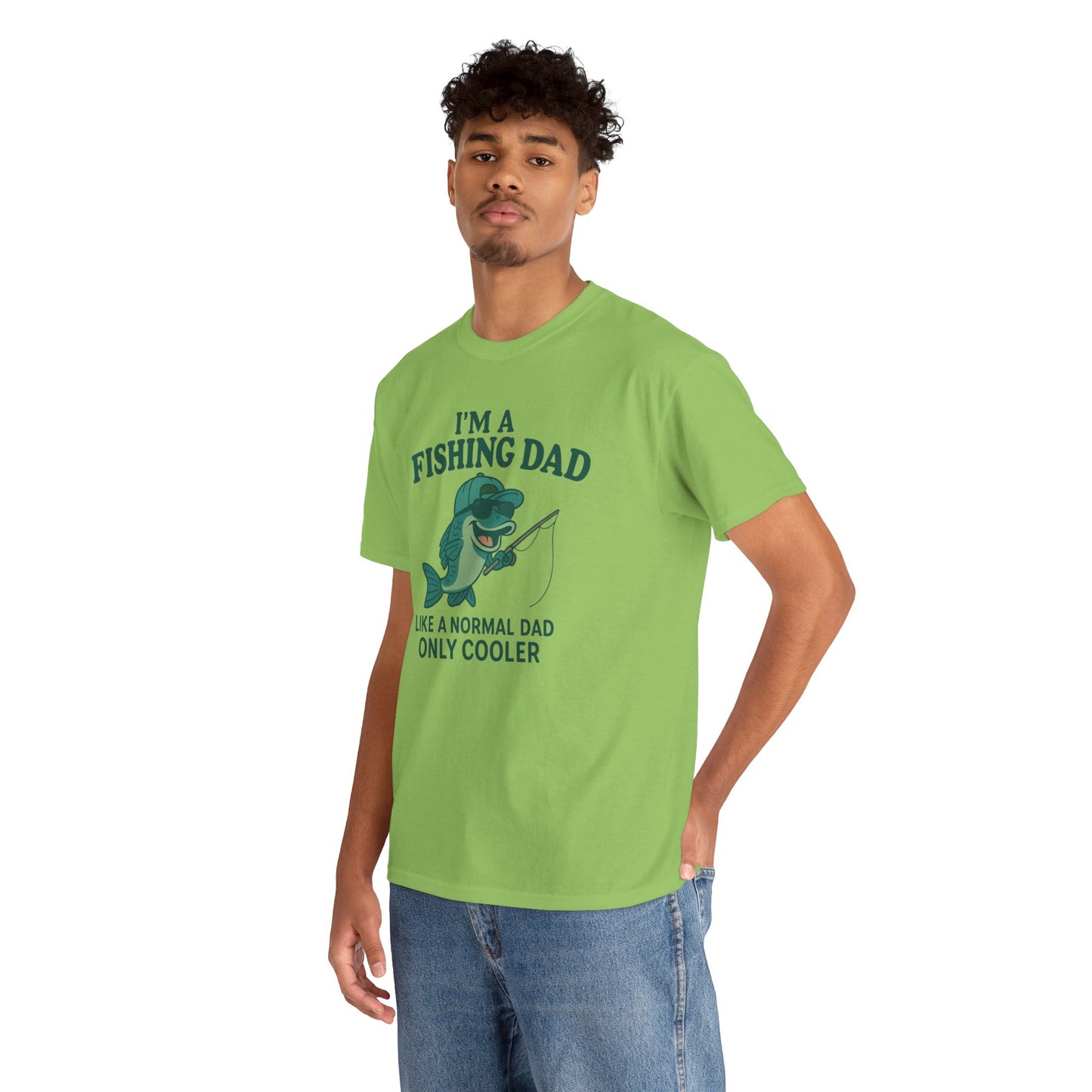 Fishing Dad Humor Tee - Perfect Gift for Father's Day, Fishing Enthusiasts, Casual Wear, Family Gatherings, Summer Fun
