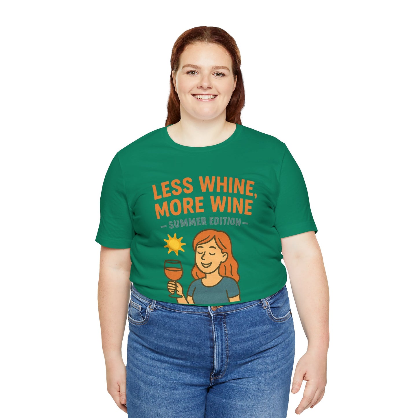 Less Whine, More Wine Tee | Fun Unisex Summer Shirt, Vintage Wine Lover Gift, Relaxed Fit Graphic Tee, Casual Wear, Party Outfit