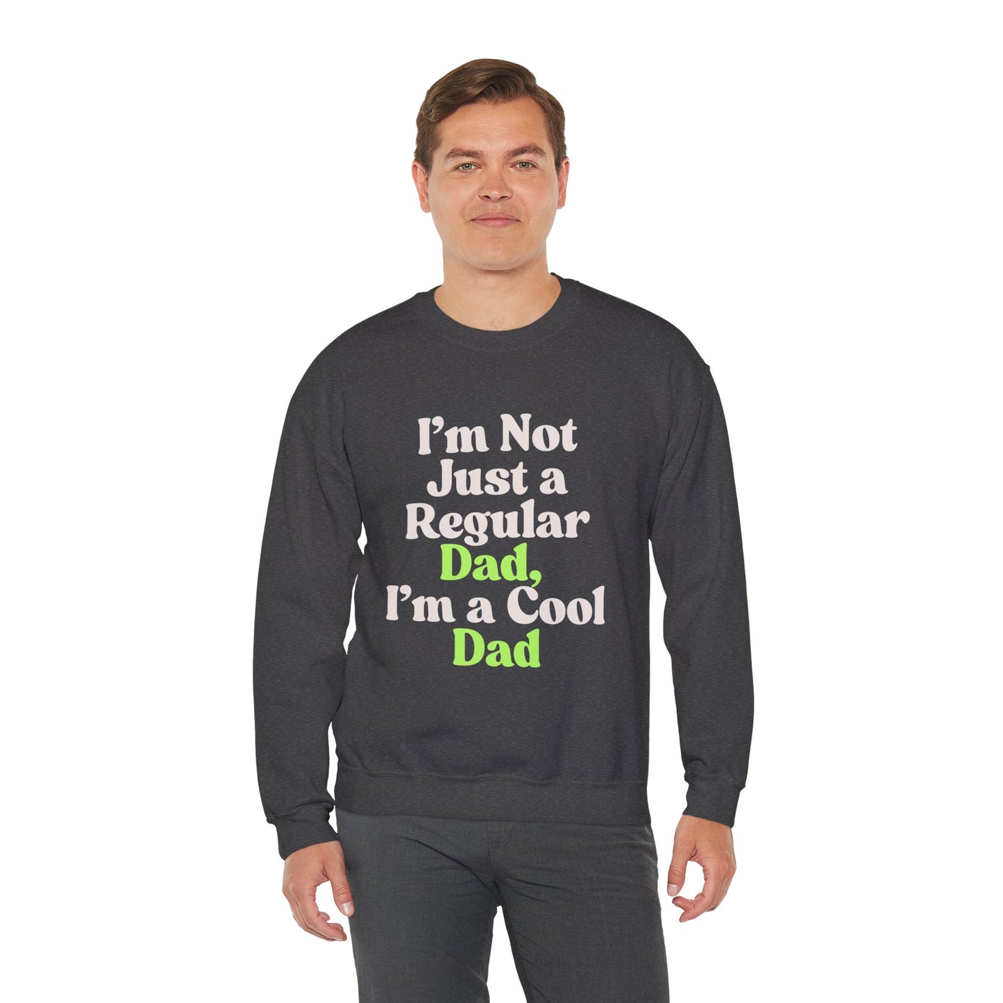Cool Dad Crewneck Sweatshirt | Unisex Gift for Father's Day, Dad's Birthday, Casual Wear, Funny Gifts for Dads, Relaxed Fit