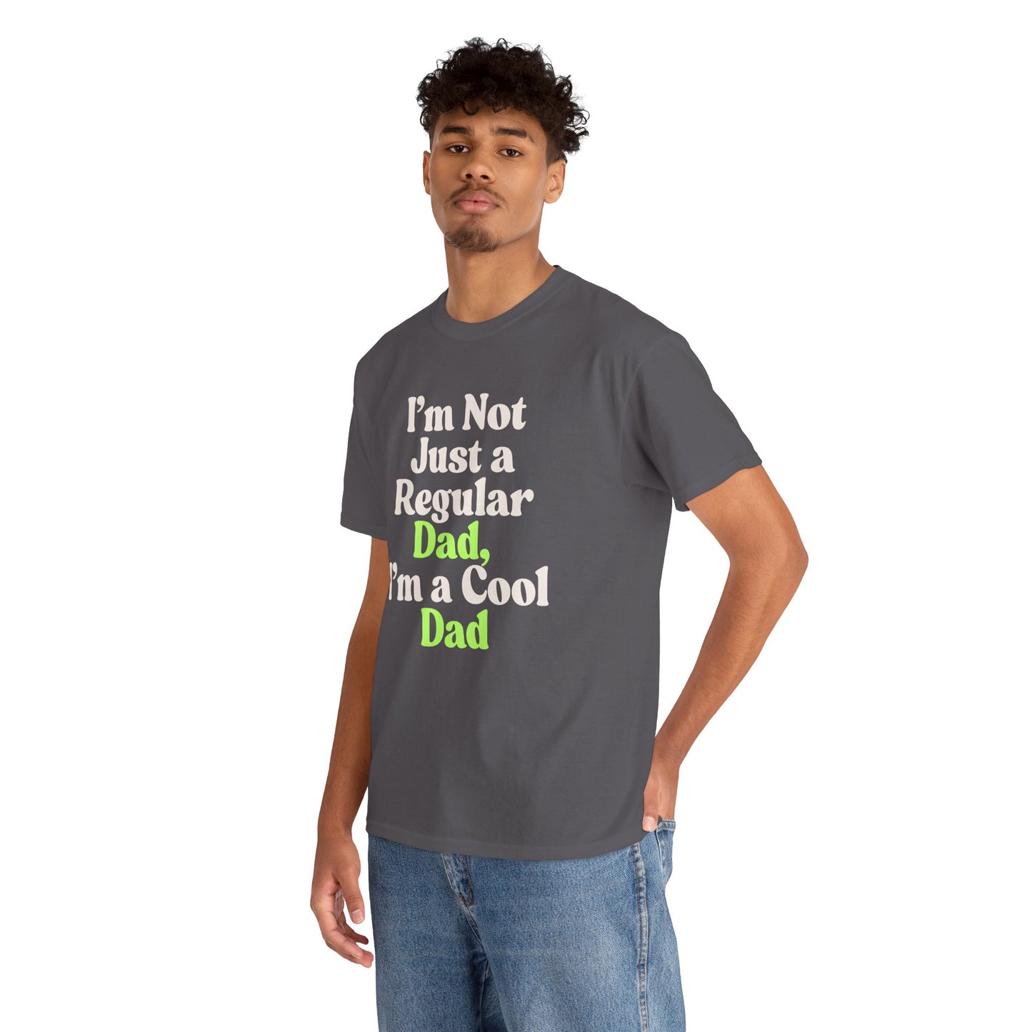 Cool Dad Unisex Heavy Cotton Tee | Funny Dad T-Shirt, Father's Day Gift, Casual Wear, Family Gathering, Gift for Him