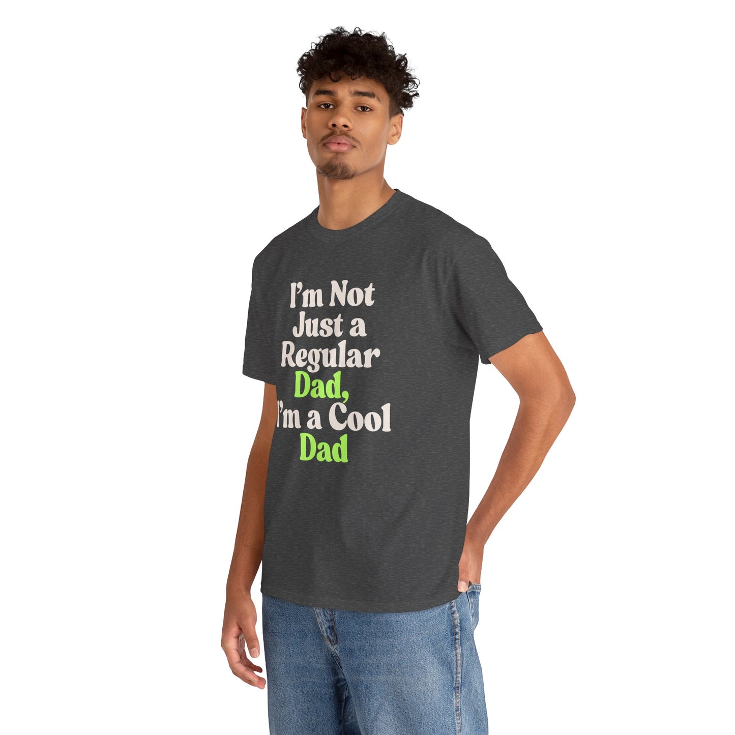 Cool Dad Unisex Heavy Cotton Tee | Funny Dad T-Shirt, Father's Day Gift, Casual Wear, Family Gathering, Gift for Him