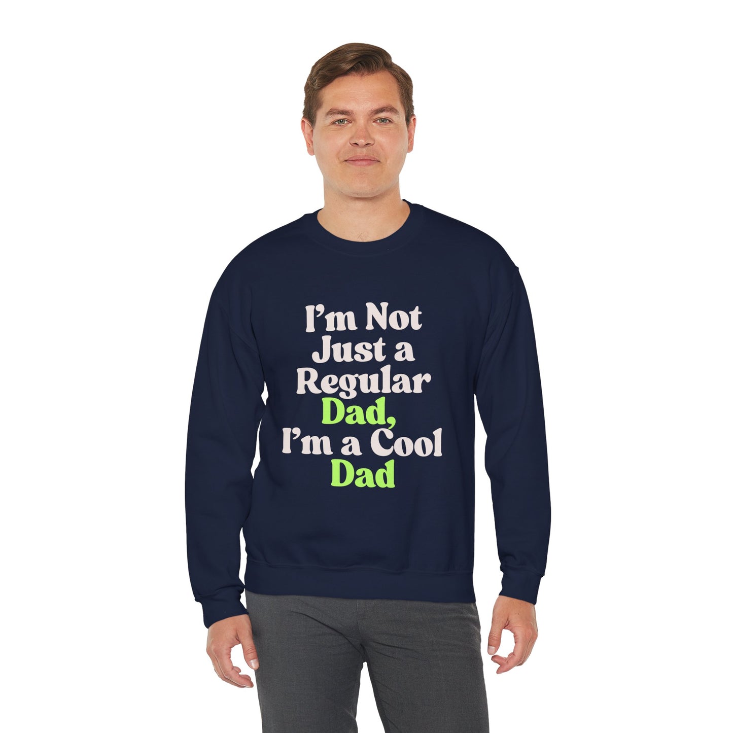 Cool Dad Crewneck Sweatshirt | Unisex Gift for Father's Day, Dad's Birthday, Casual Wear, Funny Gifts for Dads, Relaxed Fit